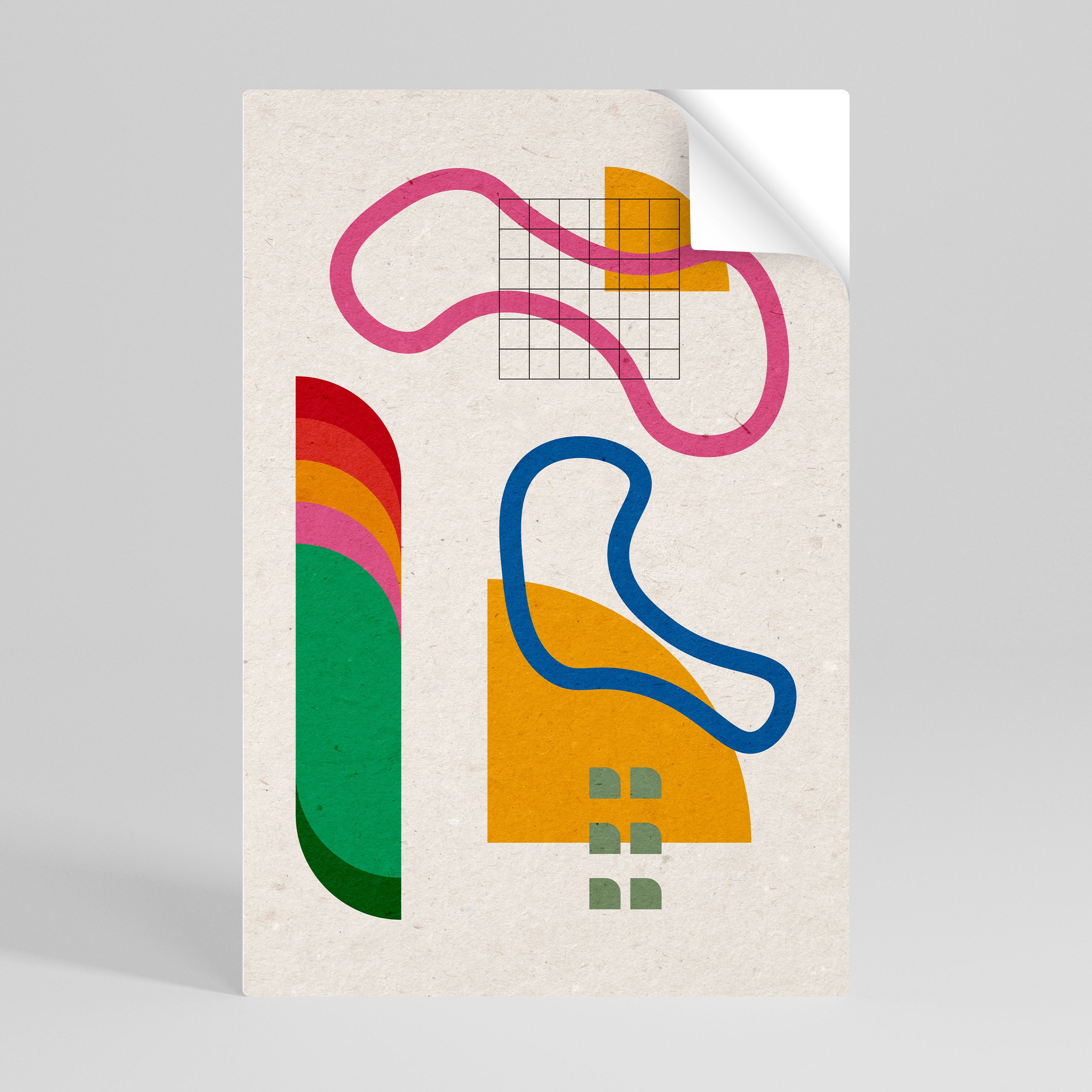 SHAPE SHOCK Naklejka/Plakat pionowy