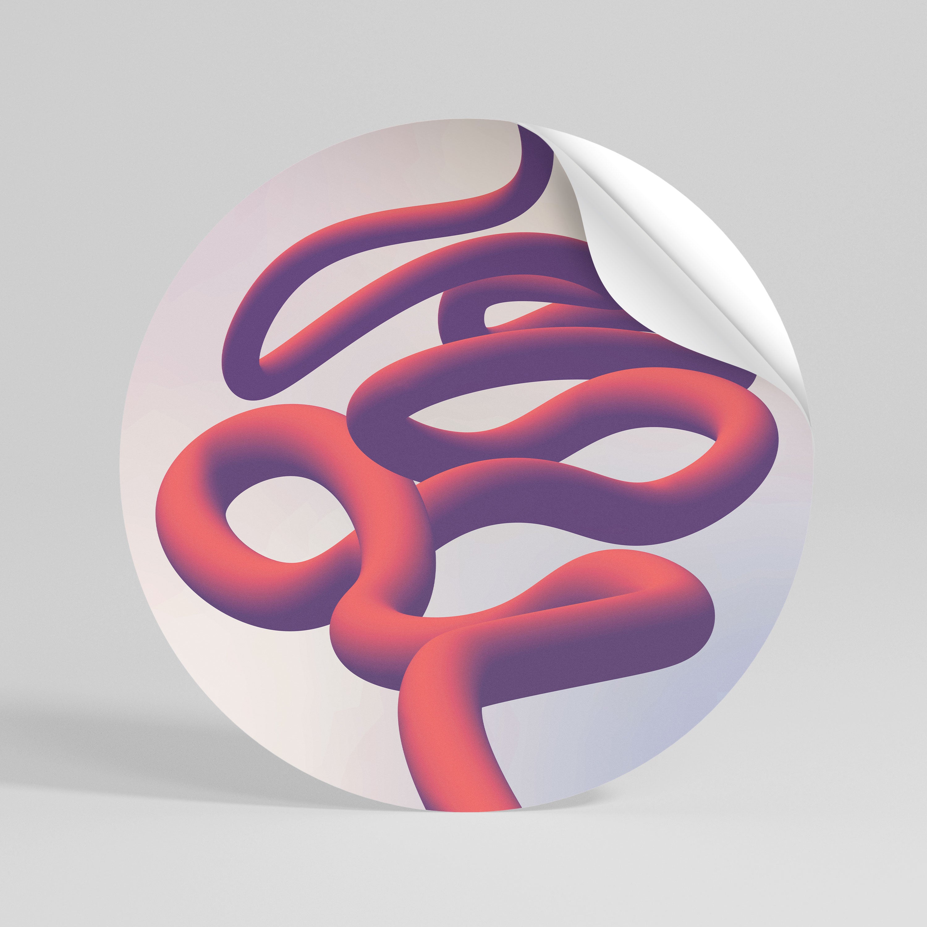 INFINITY WIRE Naklejka okrągła