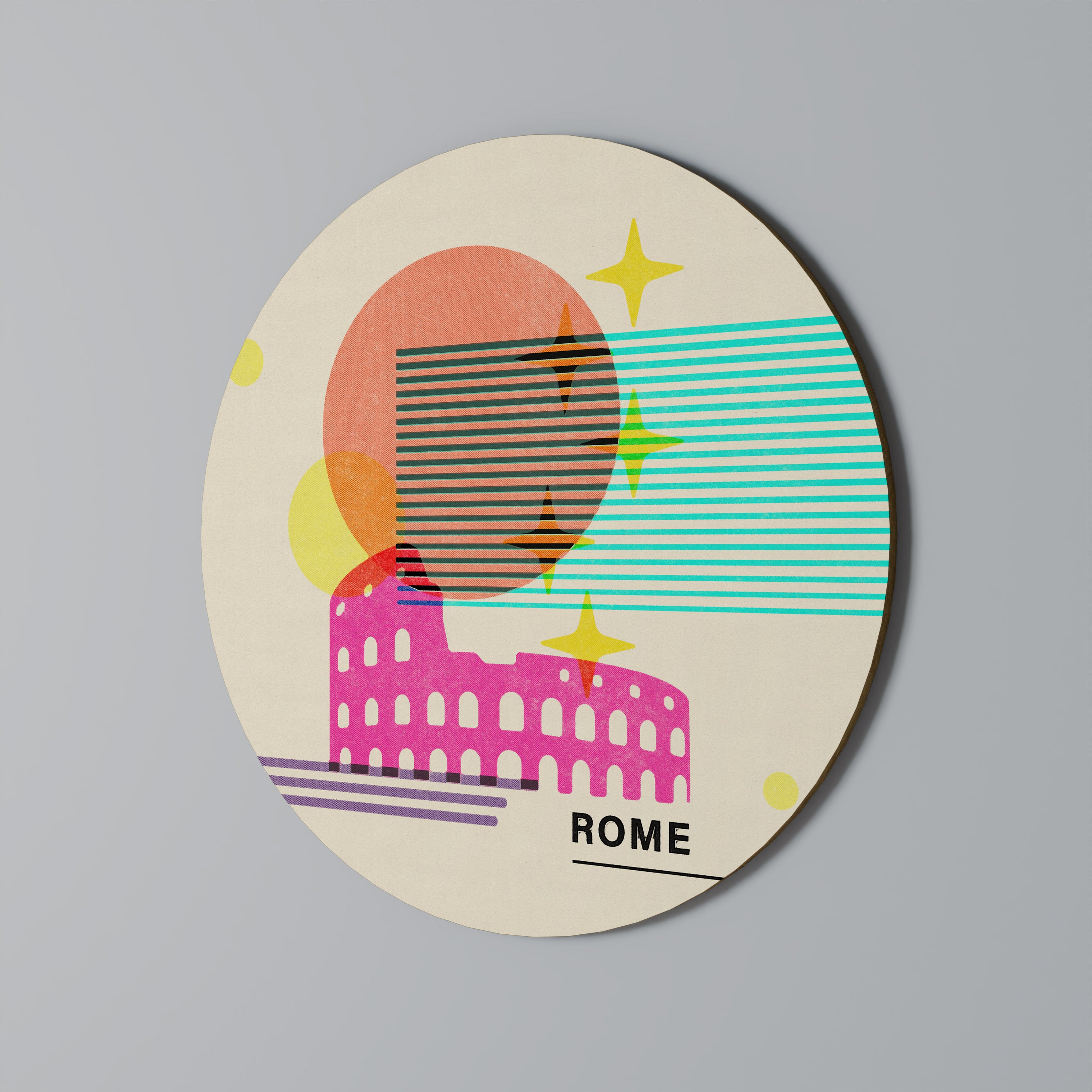 ROMAN SPARKLE Obraz okrągły