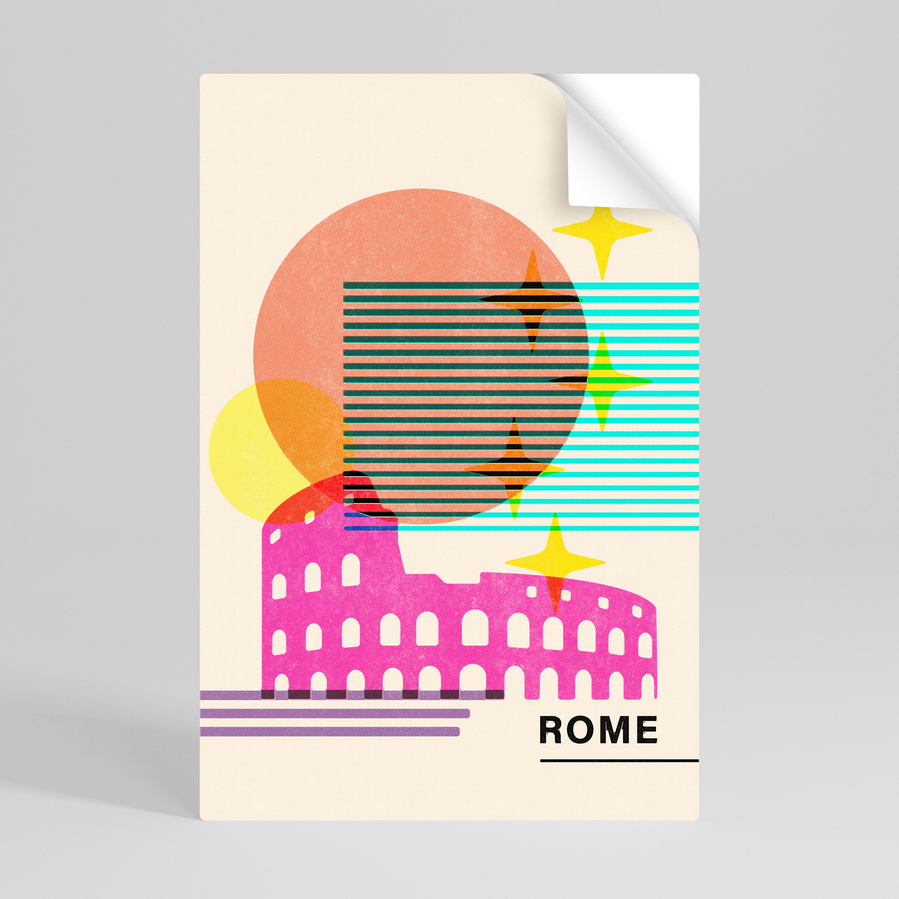 ROMAN SPARKLE Naklejka/Plakat pionowy