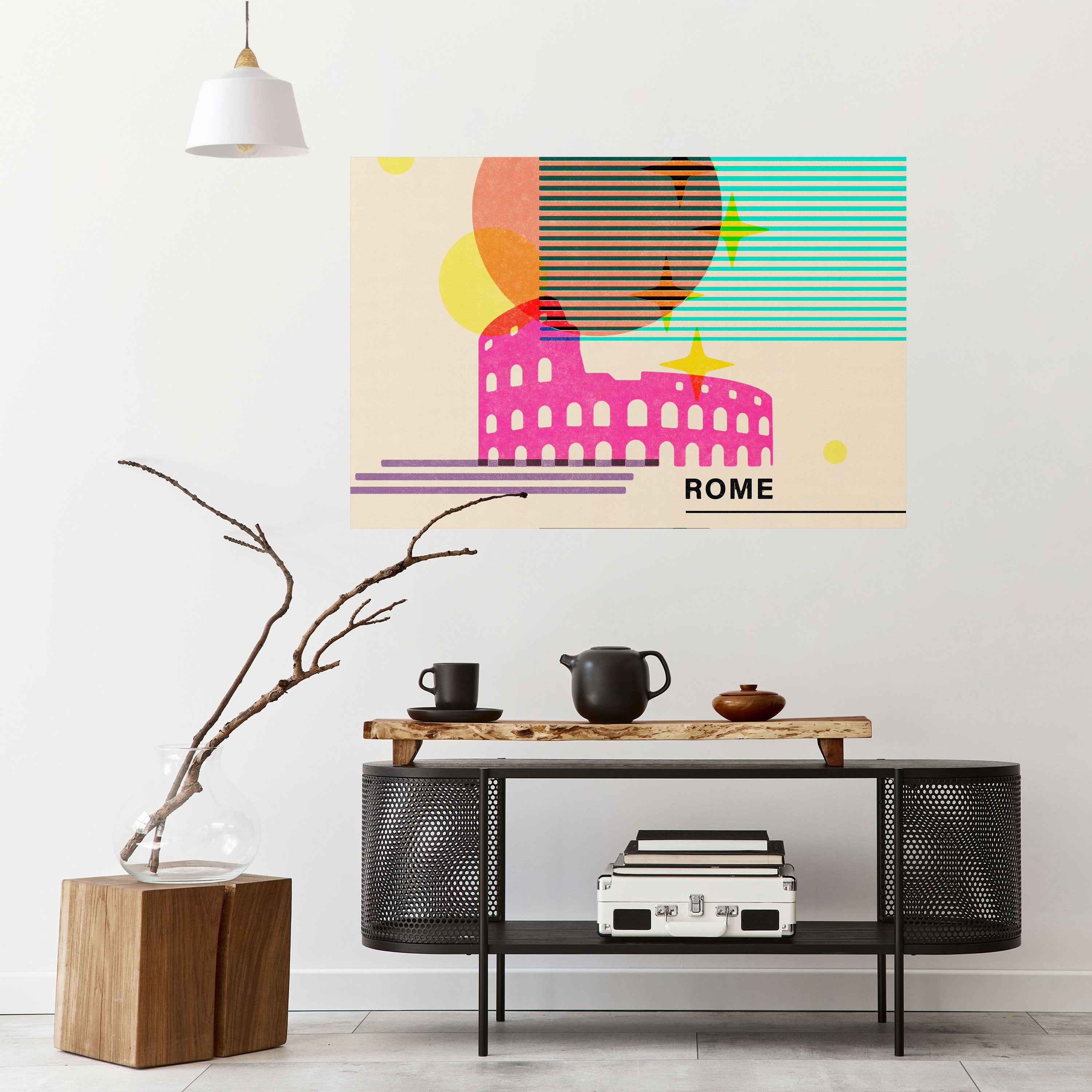 ROMAN SPARKLE Naklejka/Plakat poziomy