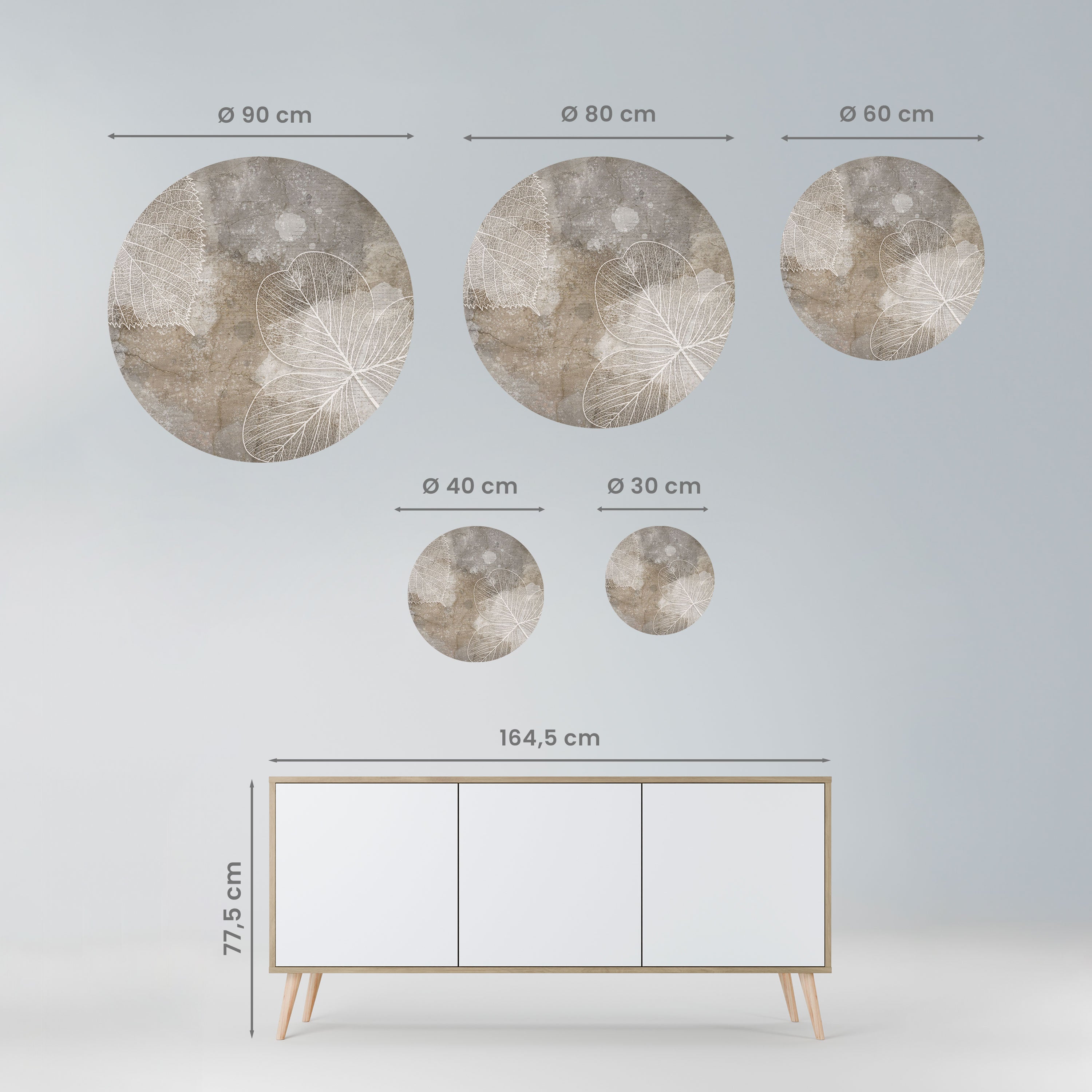 FAIR NERVATION Naklejka okrągła