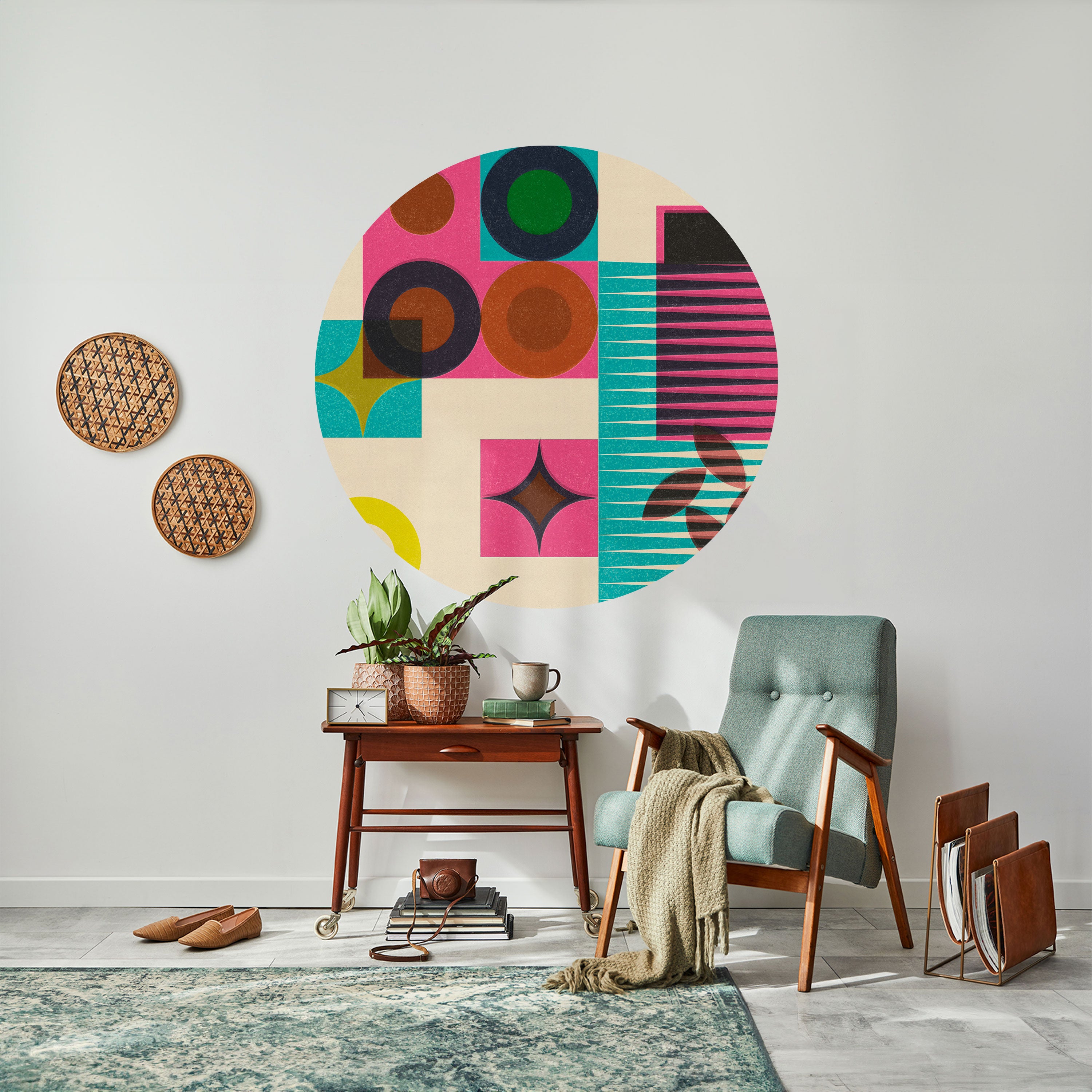 FORM VARIETY Naklejka okrągła