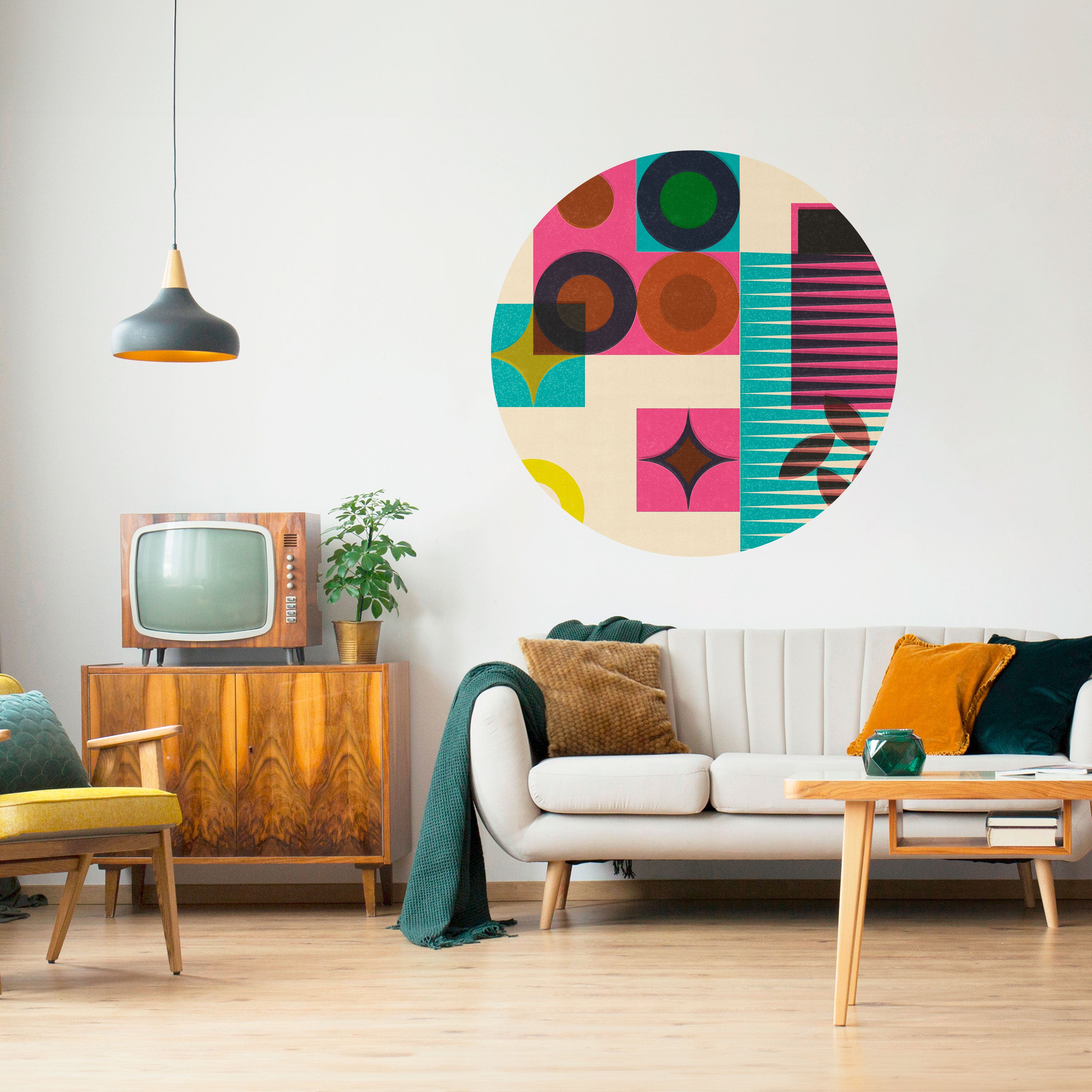 FORM VARIETY Naklejka okrągła