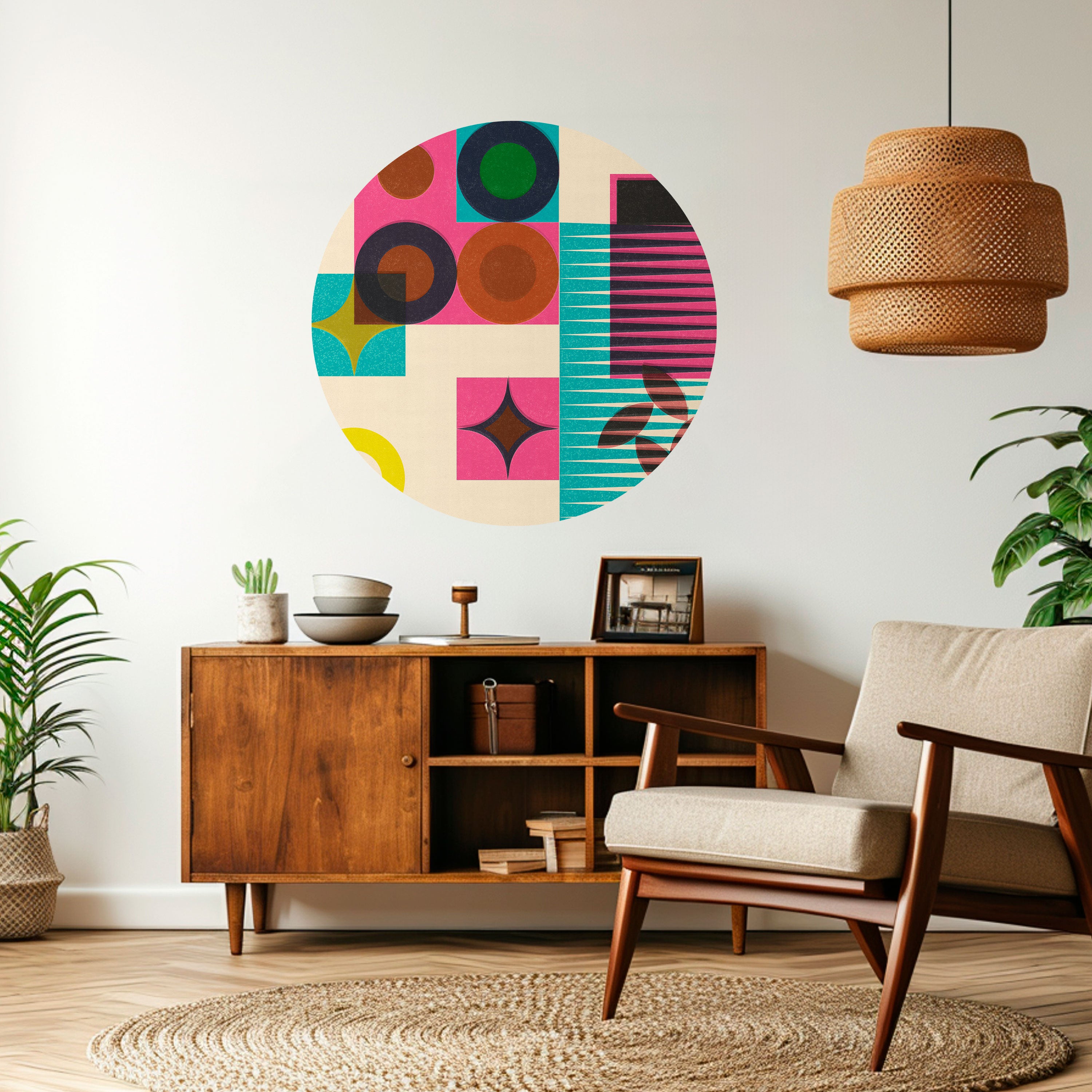 FORM VARIETY Naklejka okrągła