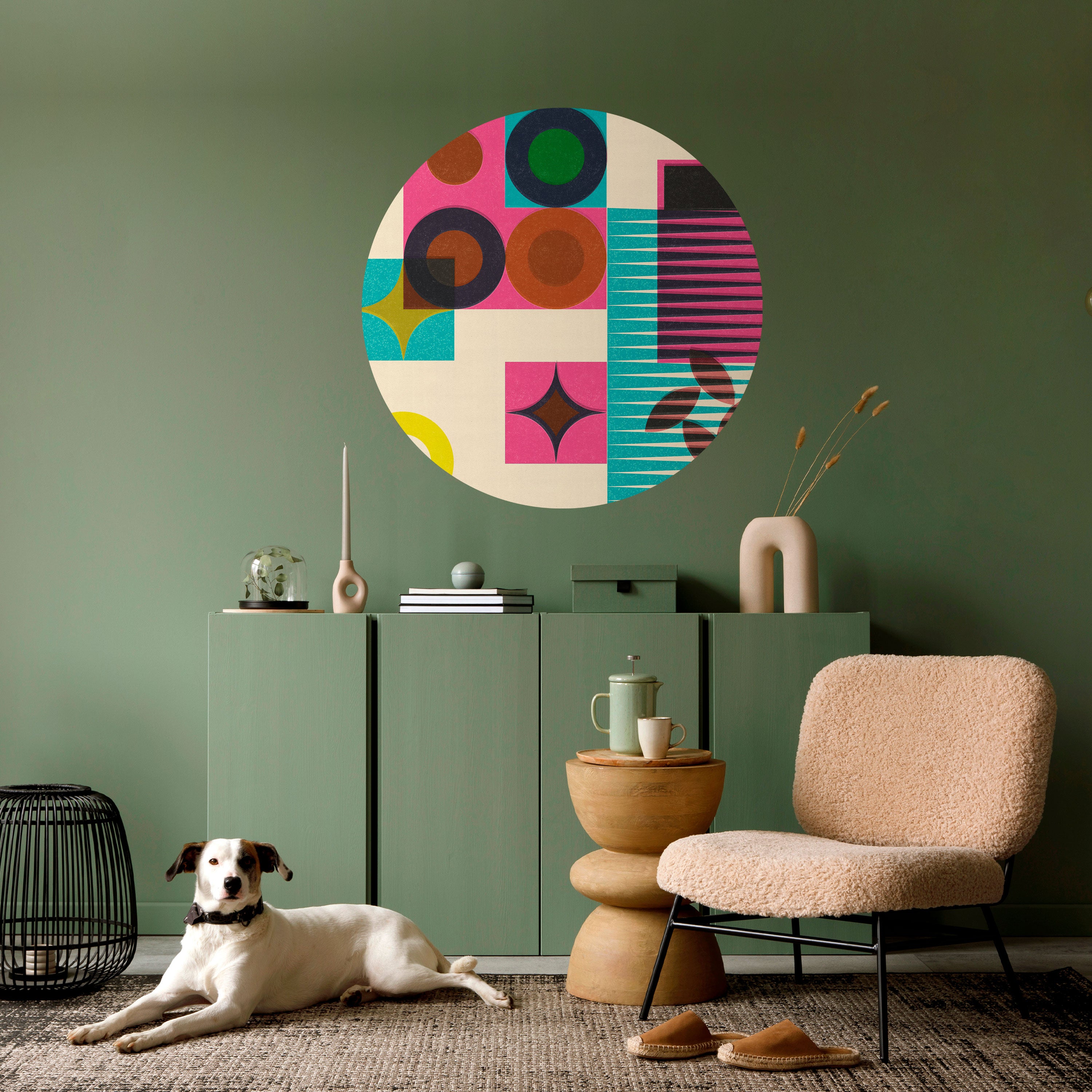 FORM VARIETY Naklejka okrągła