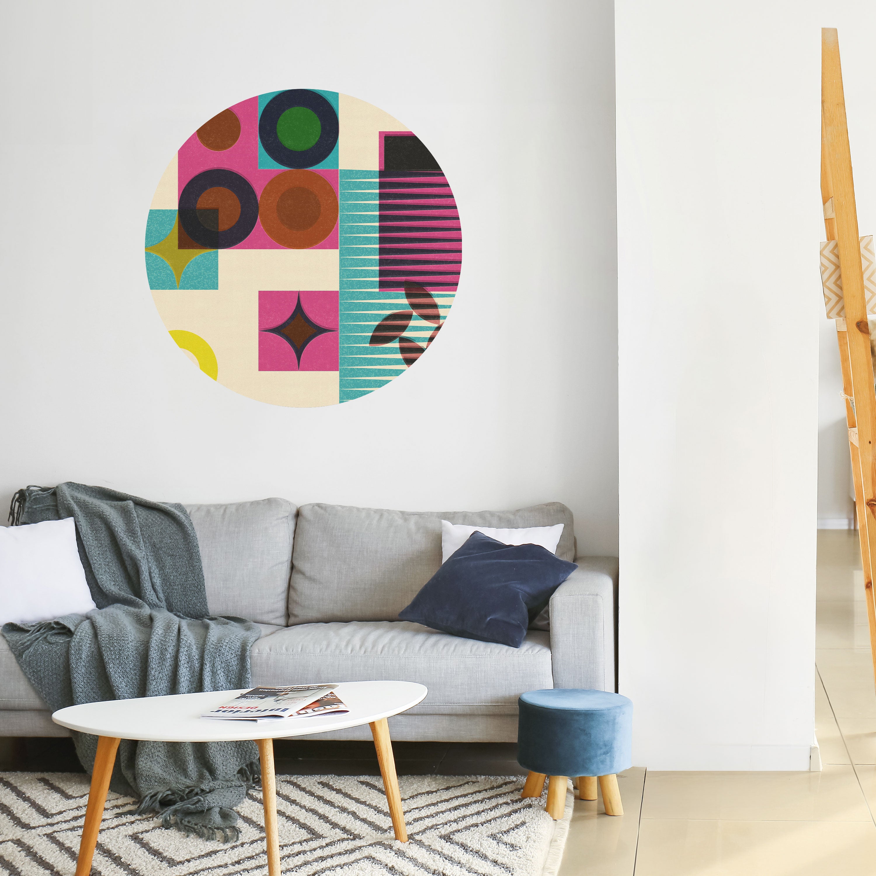 FORM VARIETY Naklejka okrągła