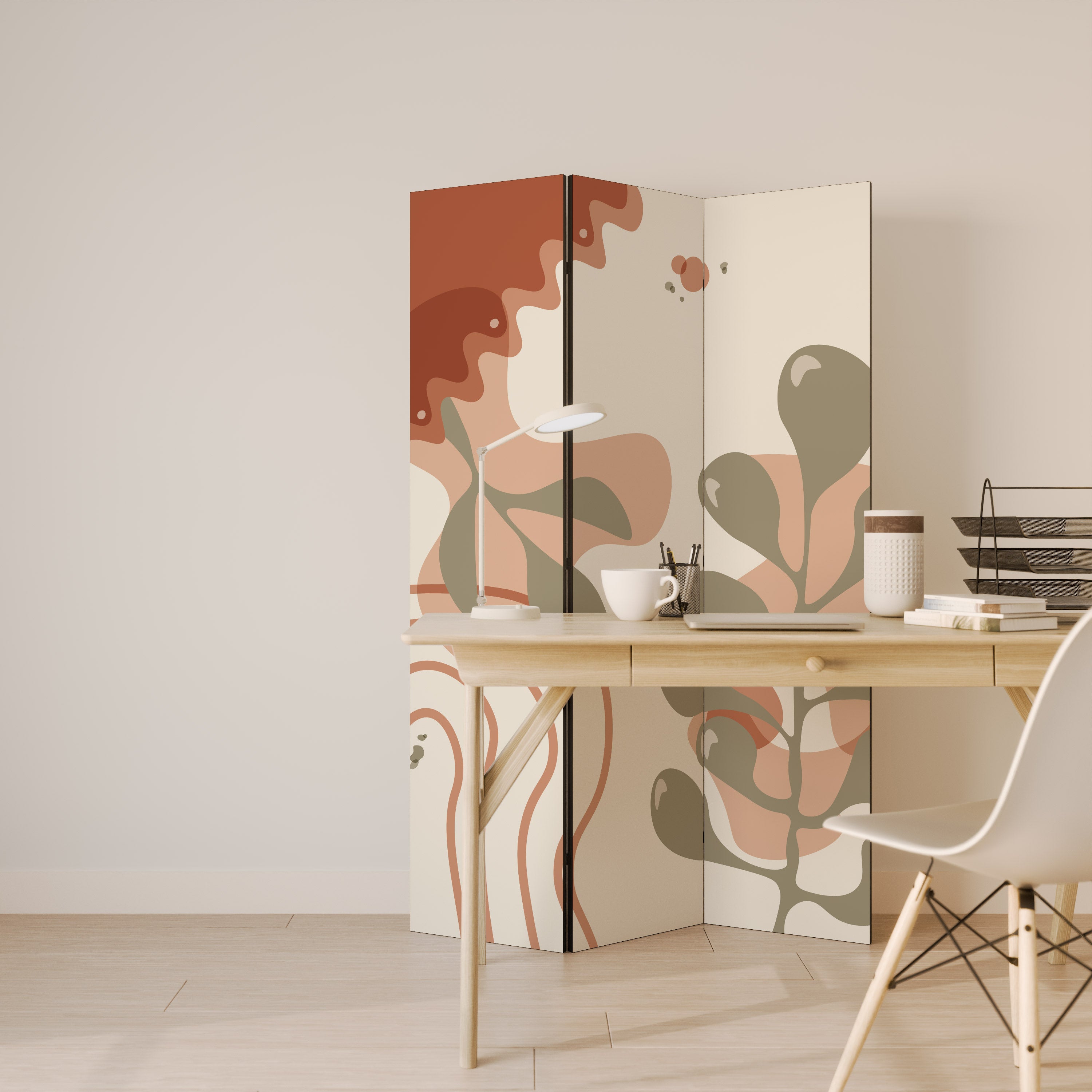 ARTISTRY AURA Dekoracyjny parawan 3-skrzydłowy