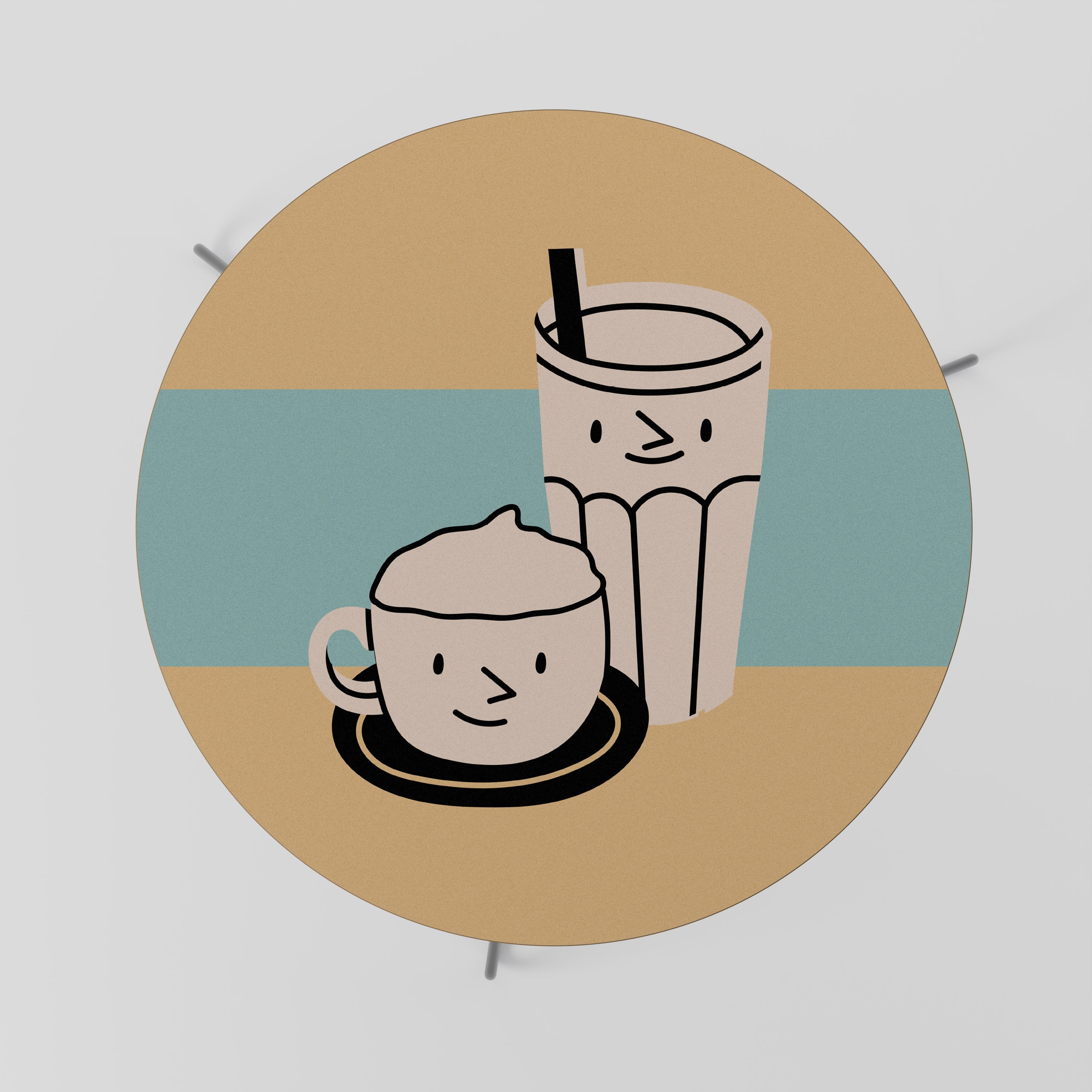COFFEE PLEASURES Stolik kawowy duży