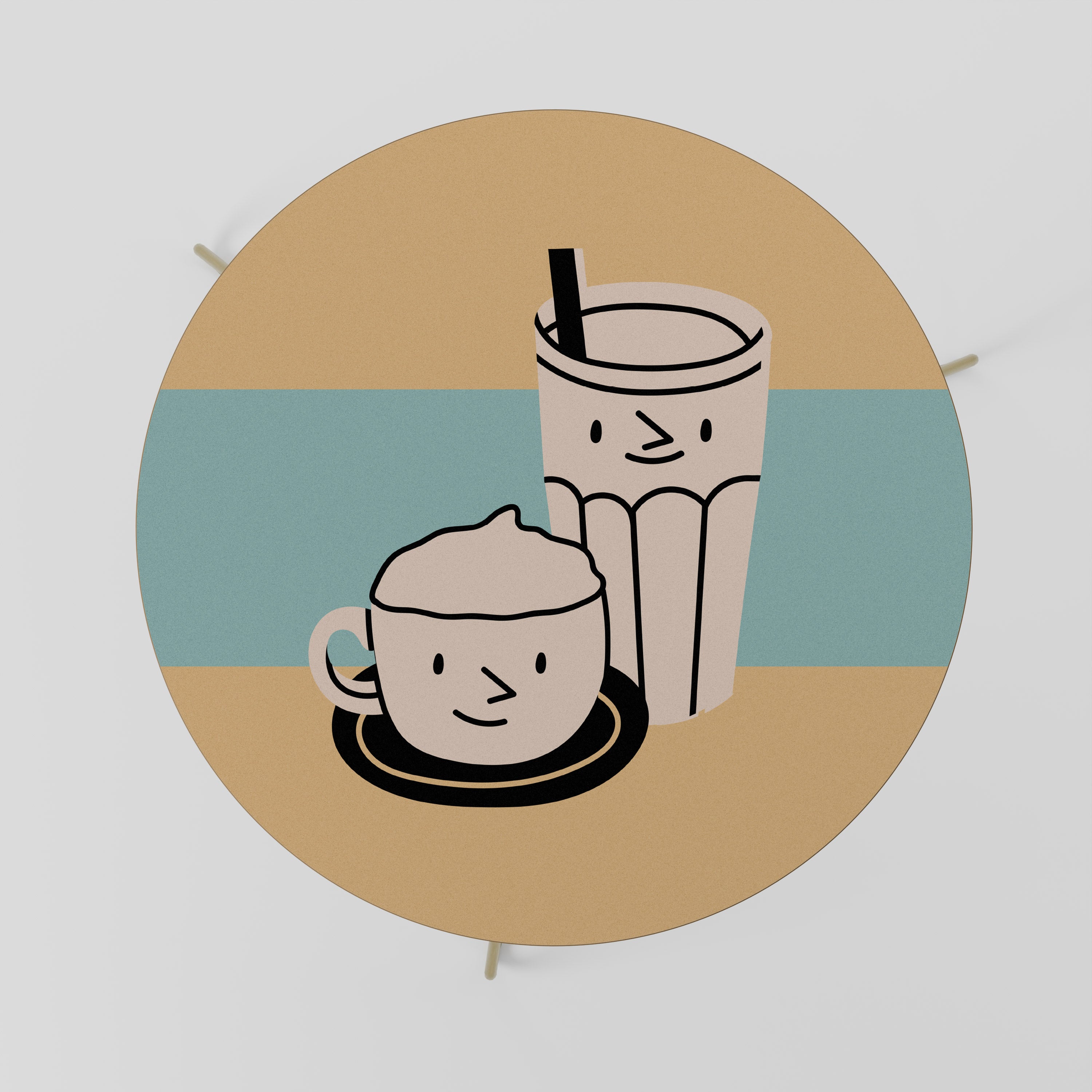 COFFEE PLEASURES Stolik kawowy duży