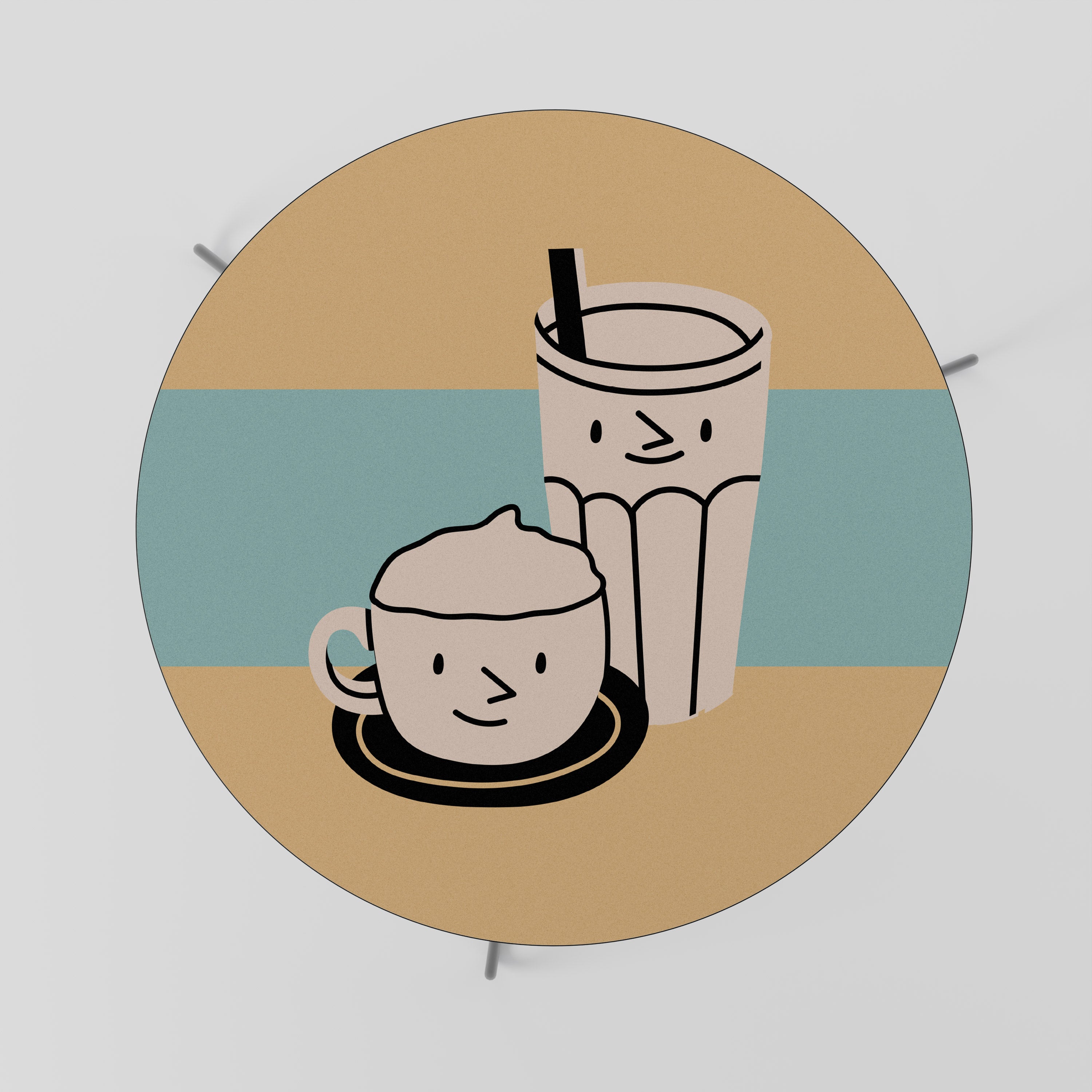 COFFEE PLEASURES Stolik kawowy duży