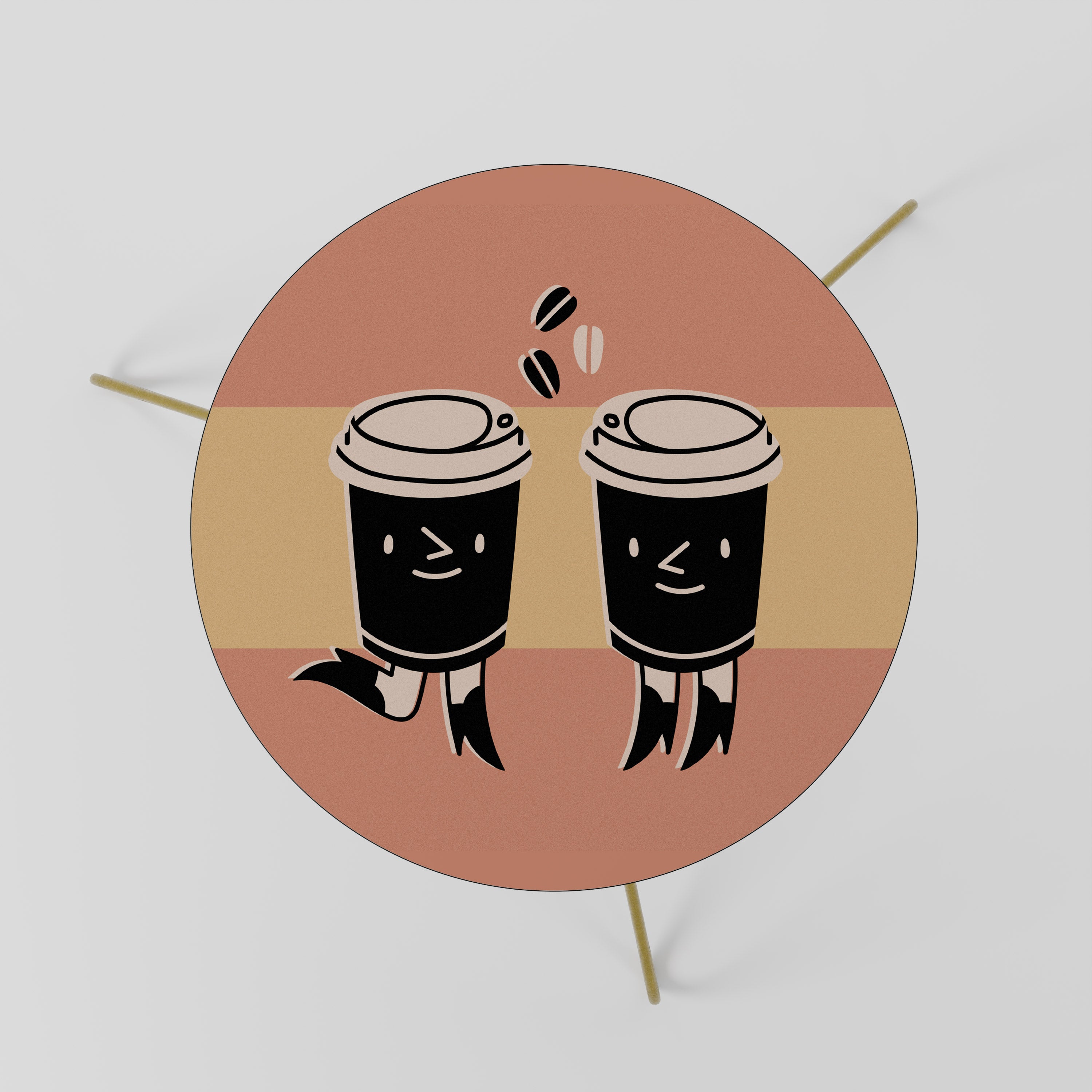 JOYFUL COFFEE Stolik kawowy mały