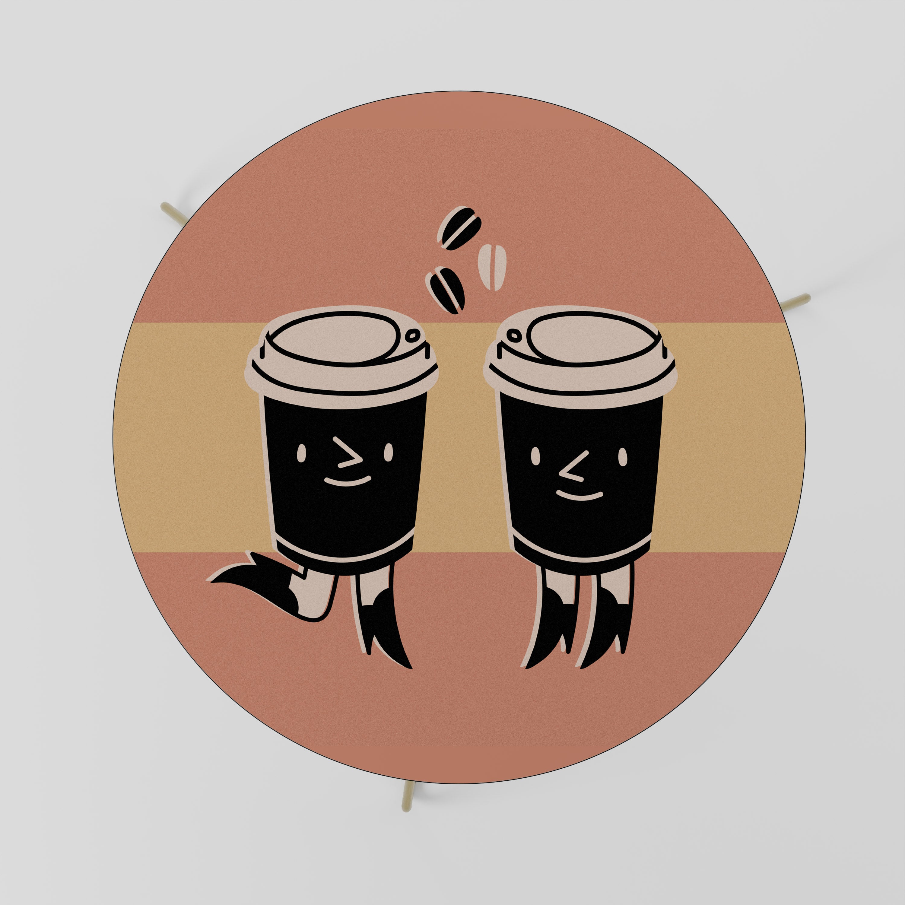 JOYFUL COFFEE Stolik kawowy duży