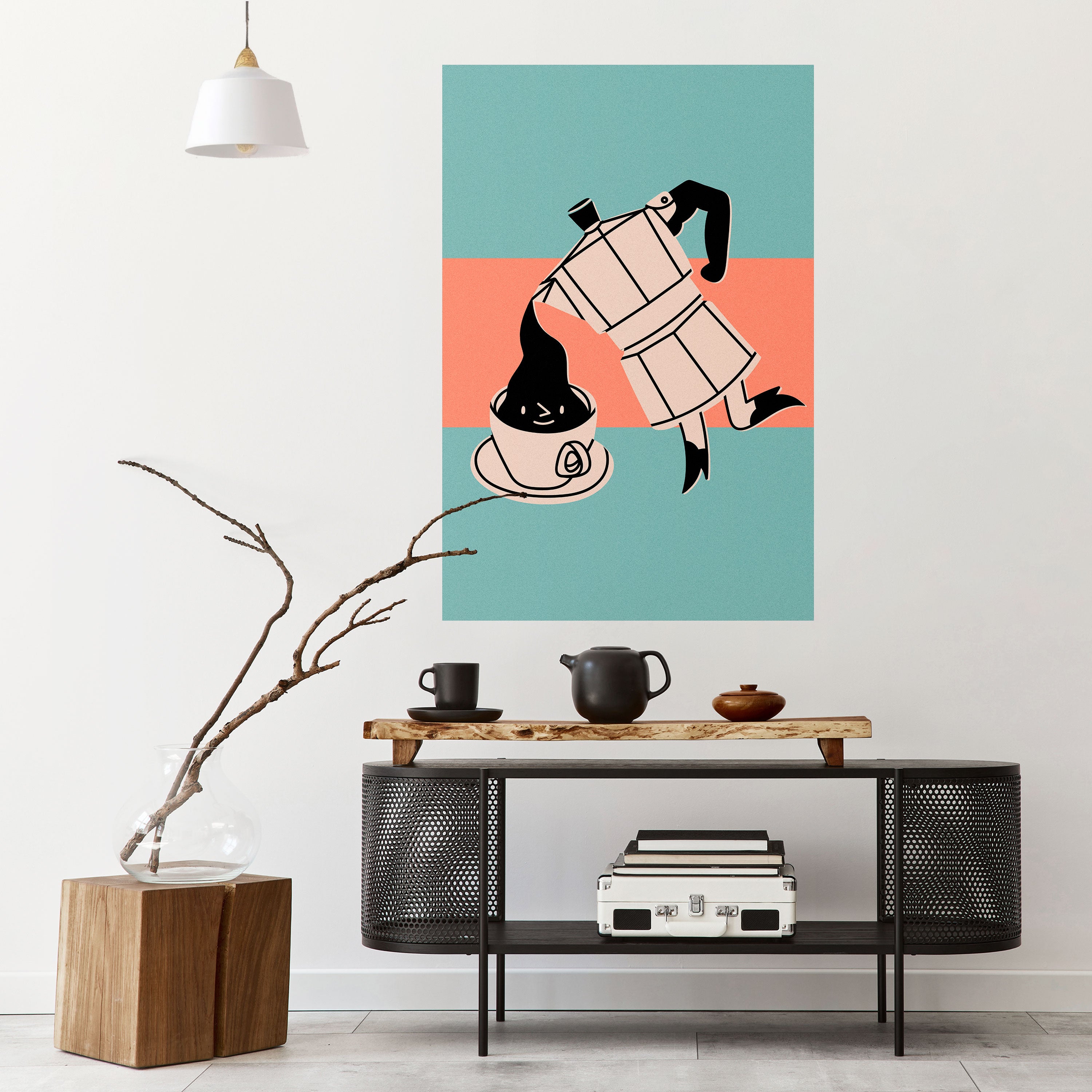 POWER ESPRESSO Naklejka/Plakat pionowy