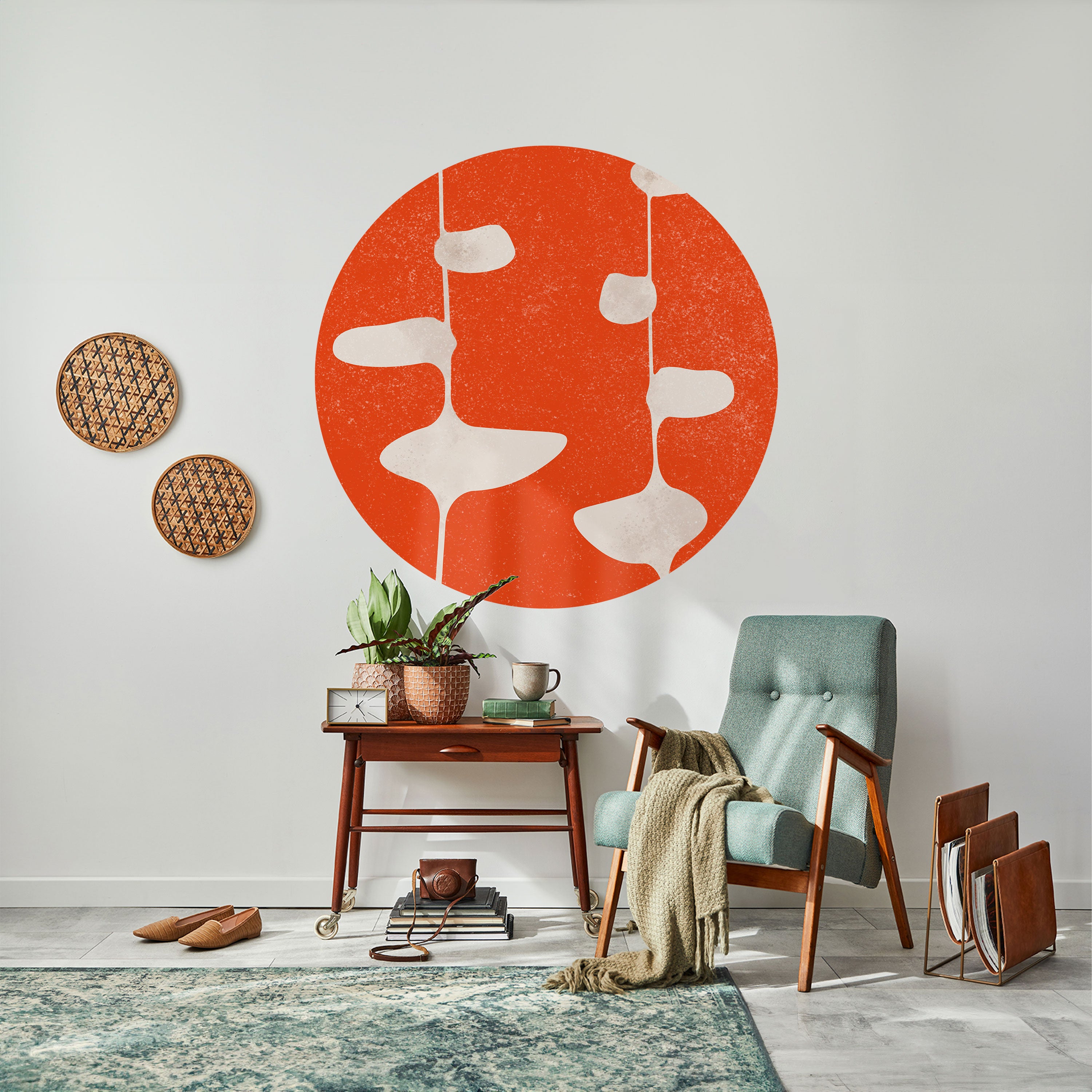 COURAGE MOLD Naklejka okrągła