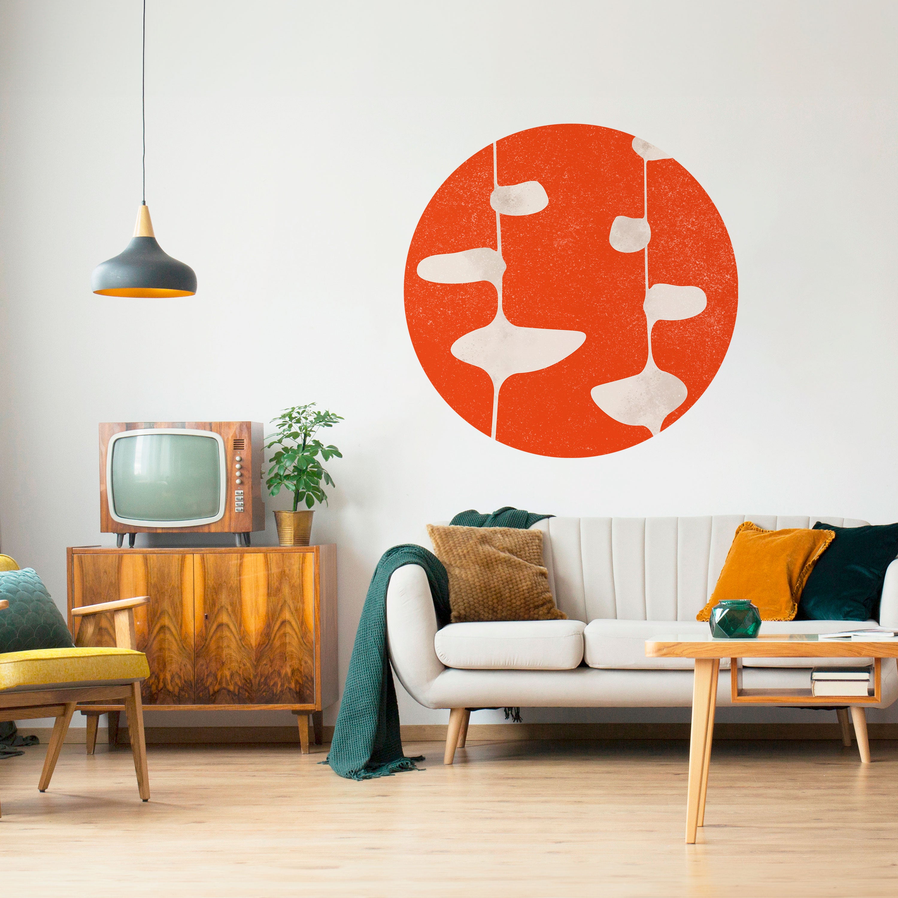 COURAGE MOLD Naklejka okrągła