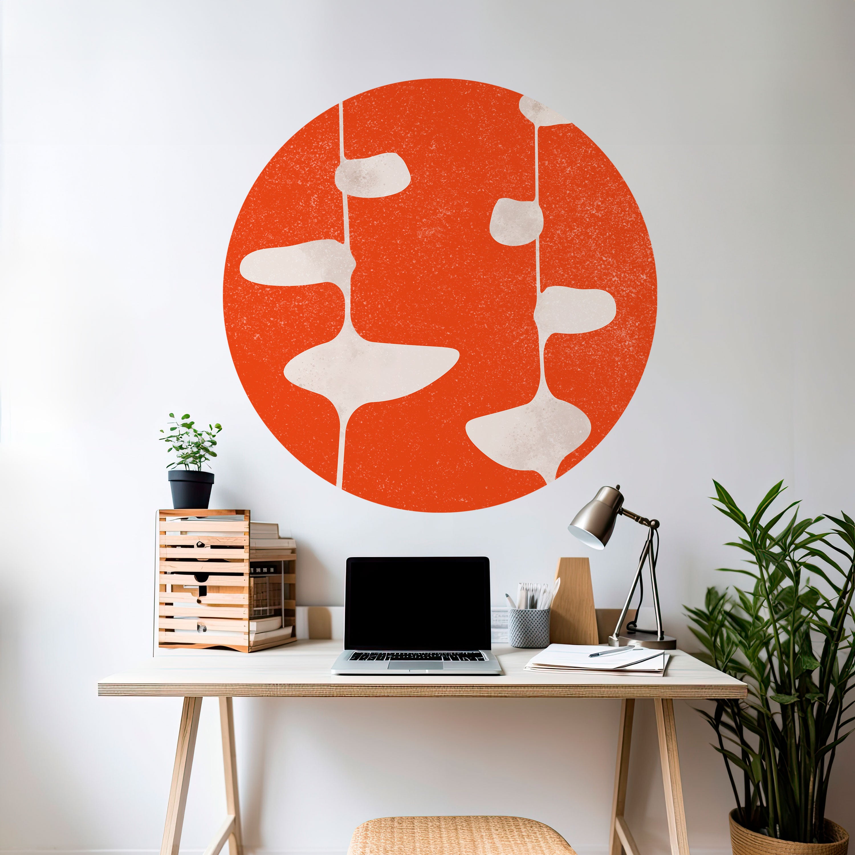 COURAGE MOLD Naklejka okrągła