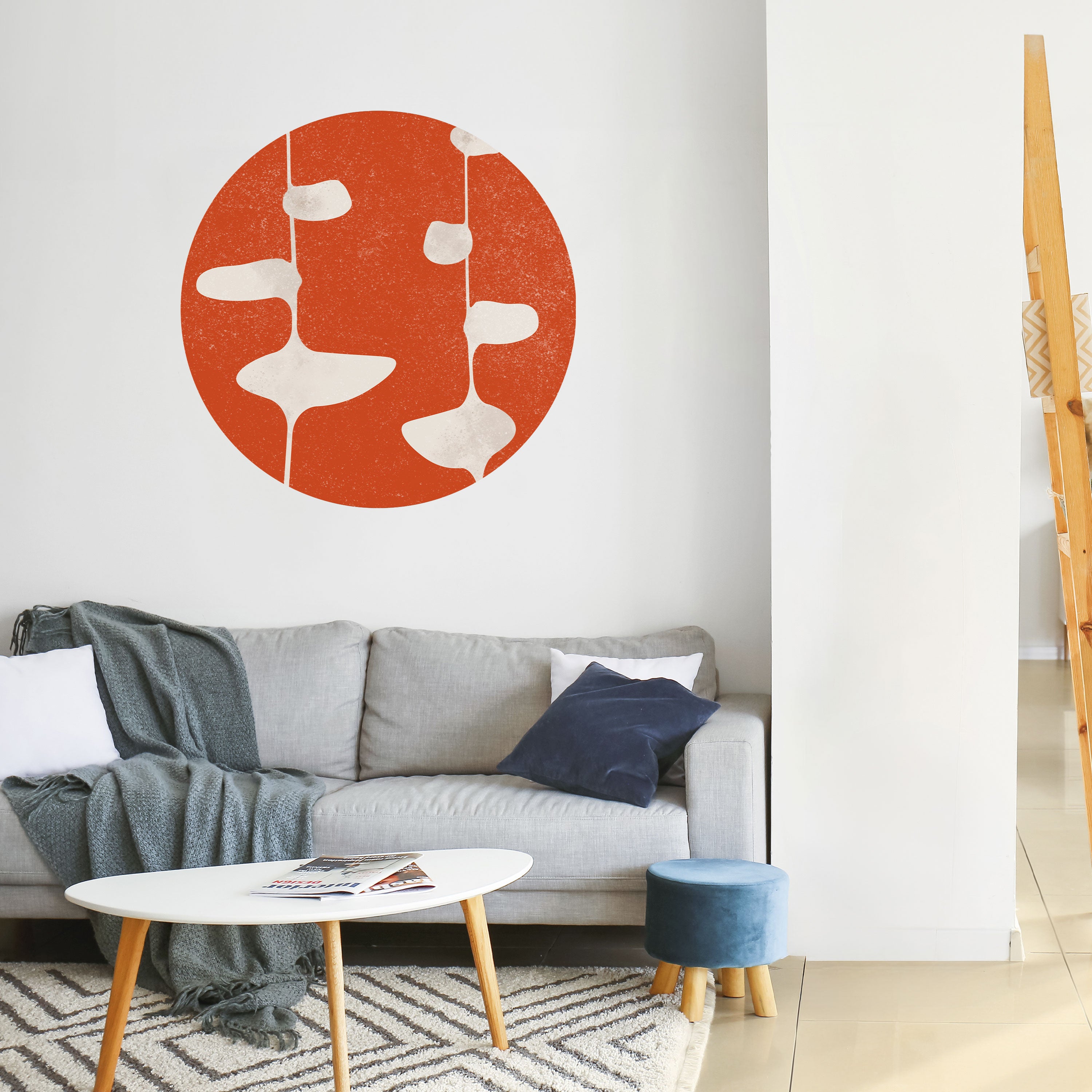 COURAGE MOLD Naklejka okrągła