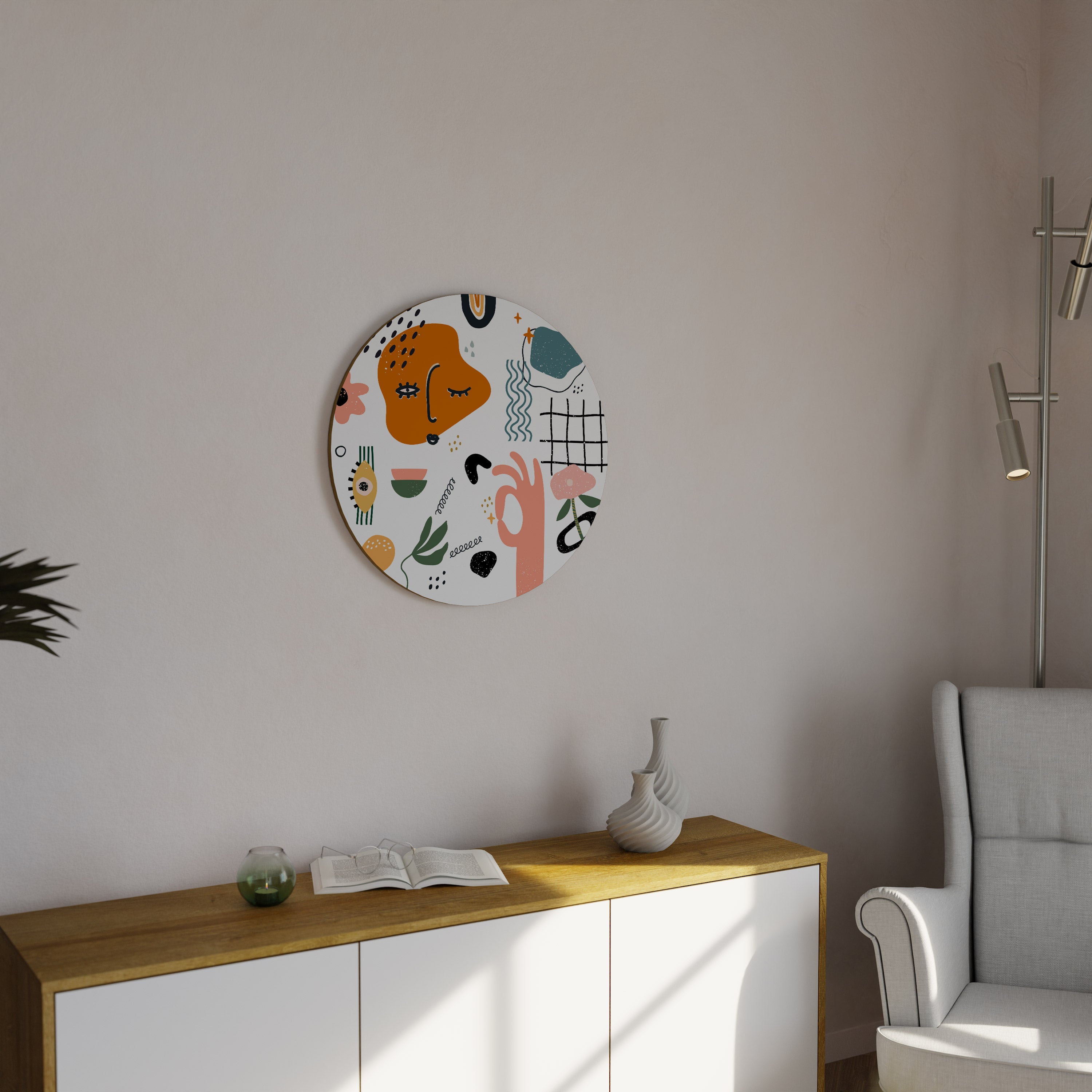 MATISSE WHIMSY Obraz okrągły