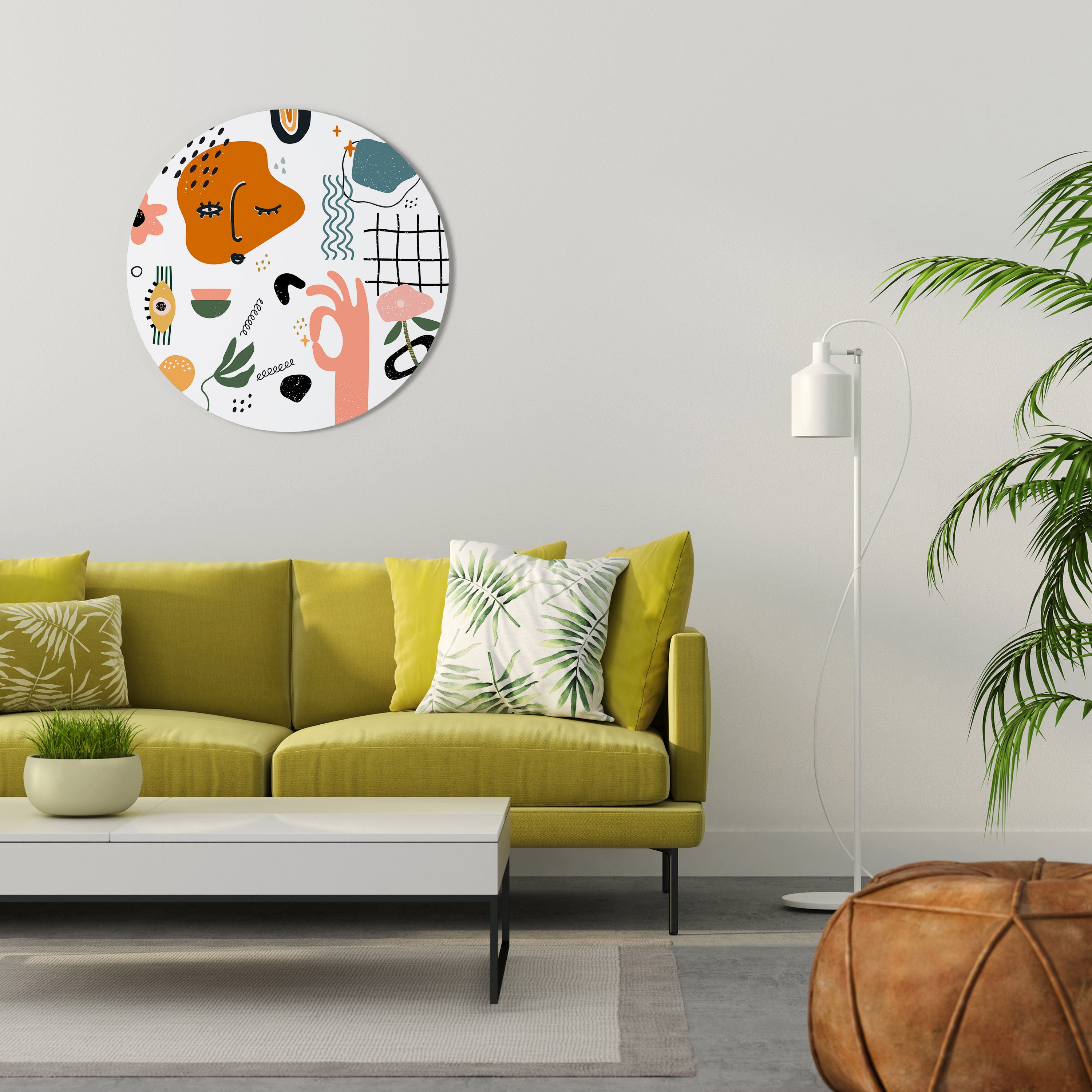 MATISSE WHIMSY Obraz okrągły