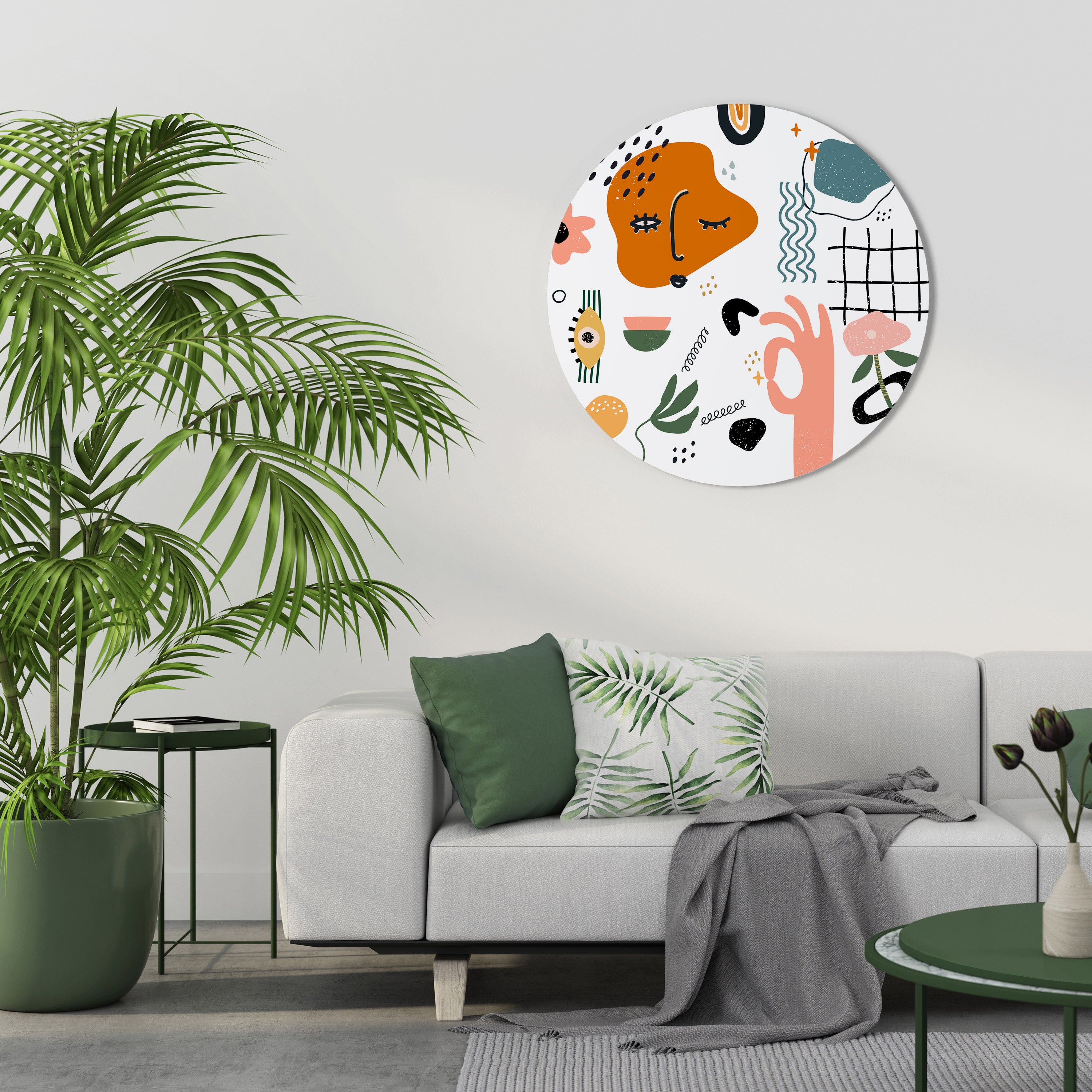MATISSE WHIMSY Obraz okrągły