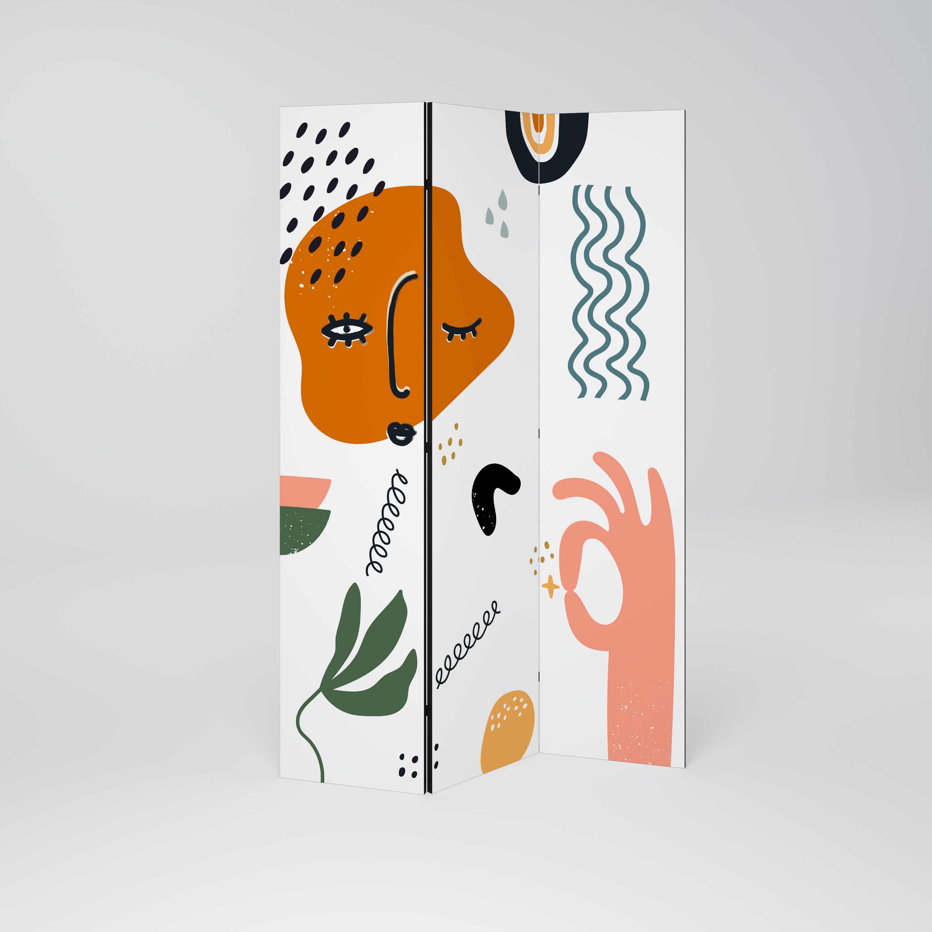 MATISSE WHIMSY Dekoracyjny parawan 3-skrzydłowy
