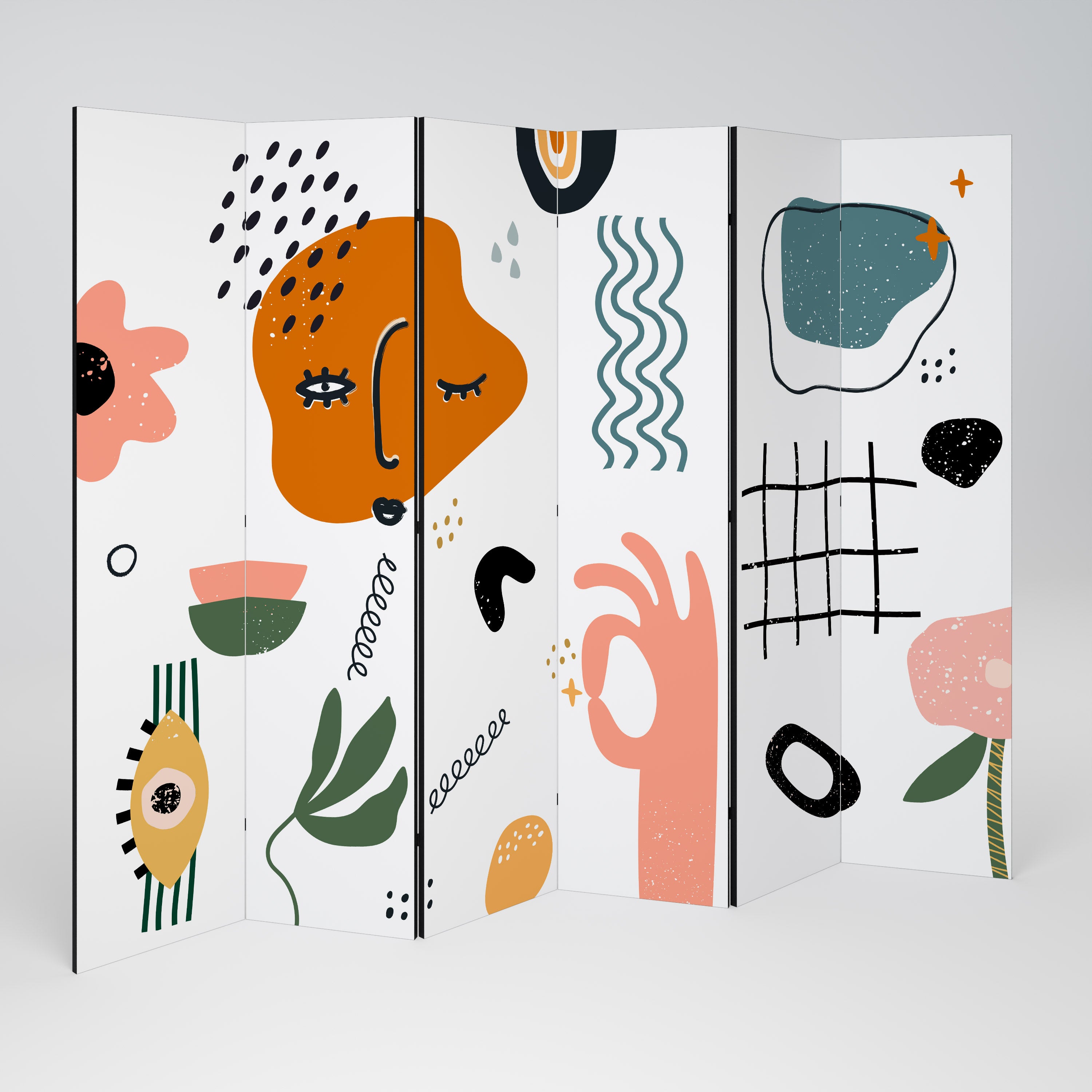MATISSE WHIMSY Dekoracyjny parawan 6-skrzydłowy