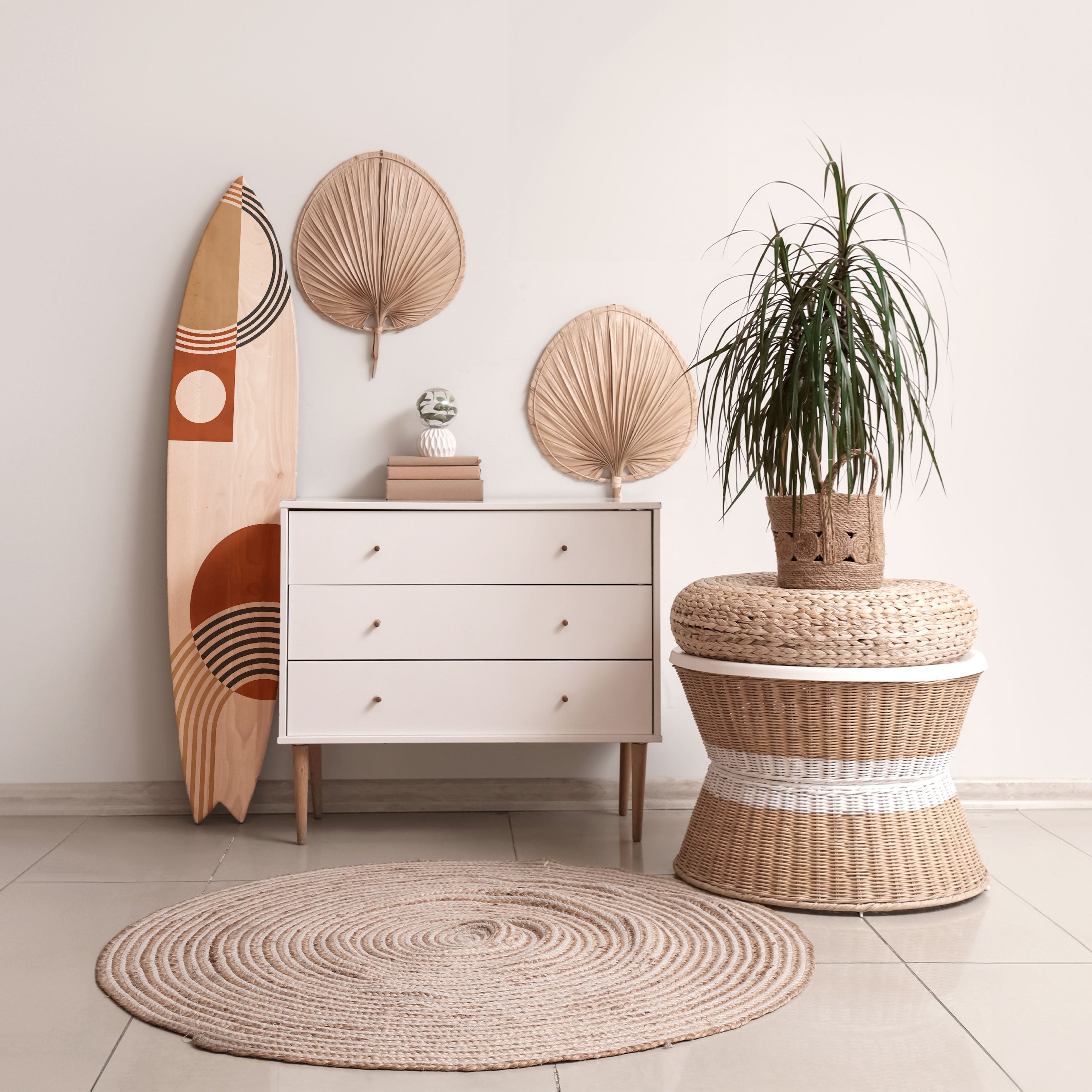 SPACE AROUND Dekoracyjna deska surfingowa