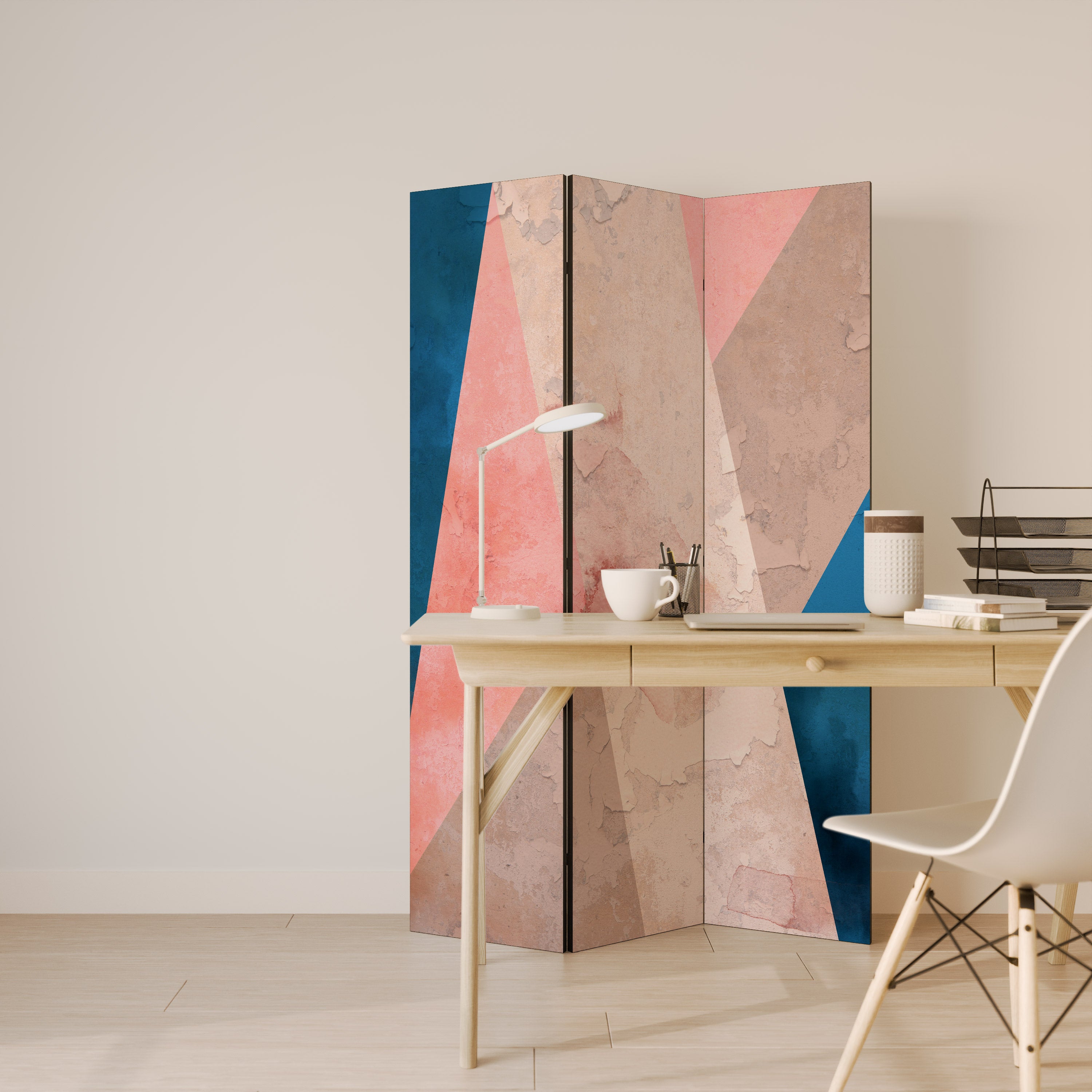 PEONY INTERIOR Dekoracyjny parawan 3-skrzydłowy