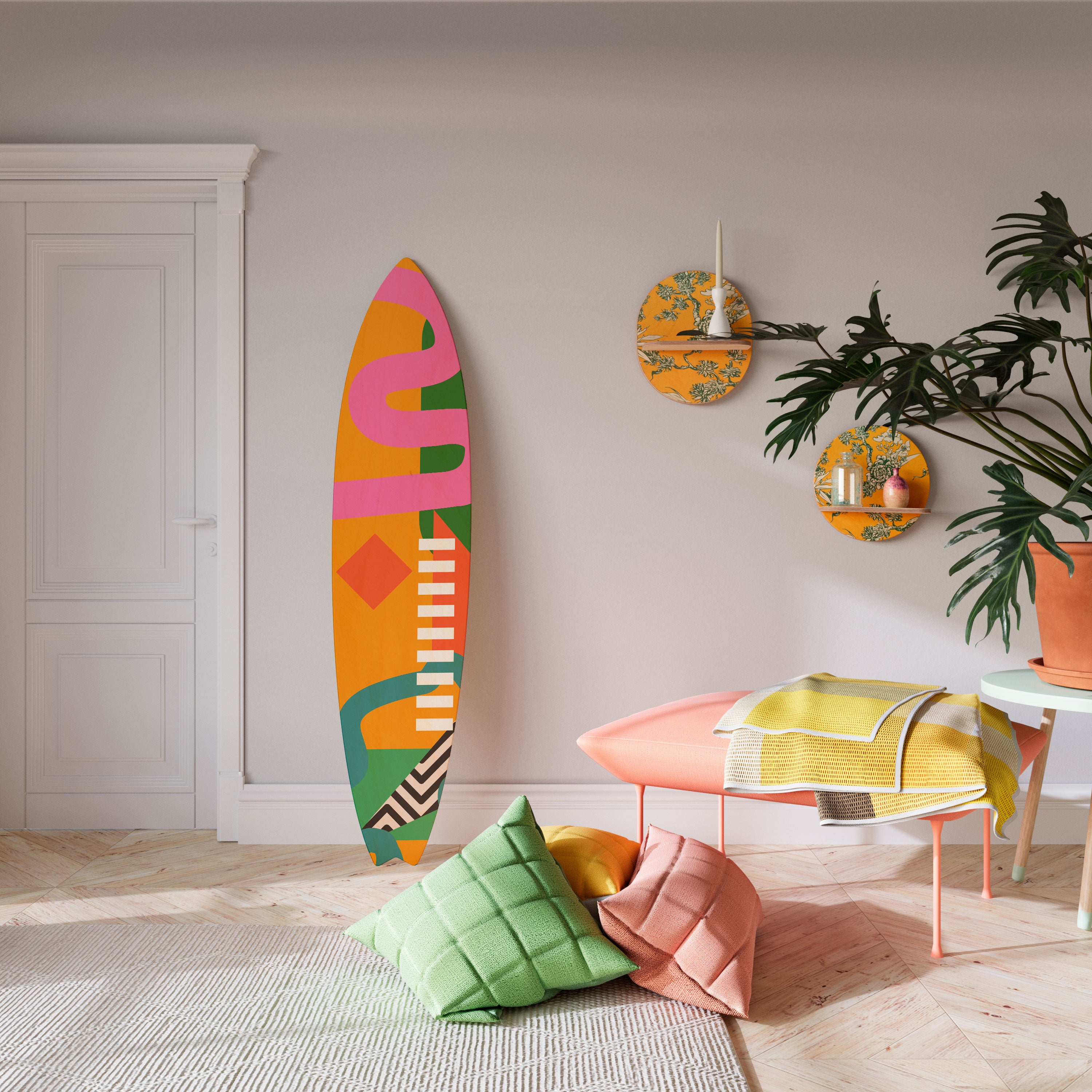 VIBRANT ENERGY Dekoracyjna deska surfingowa