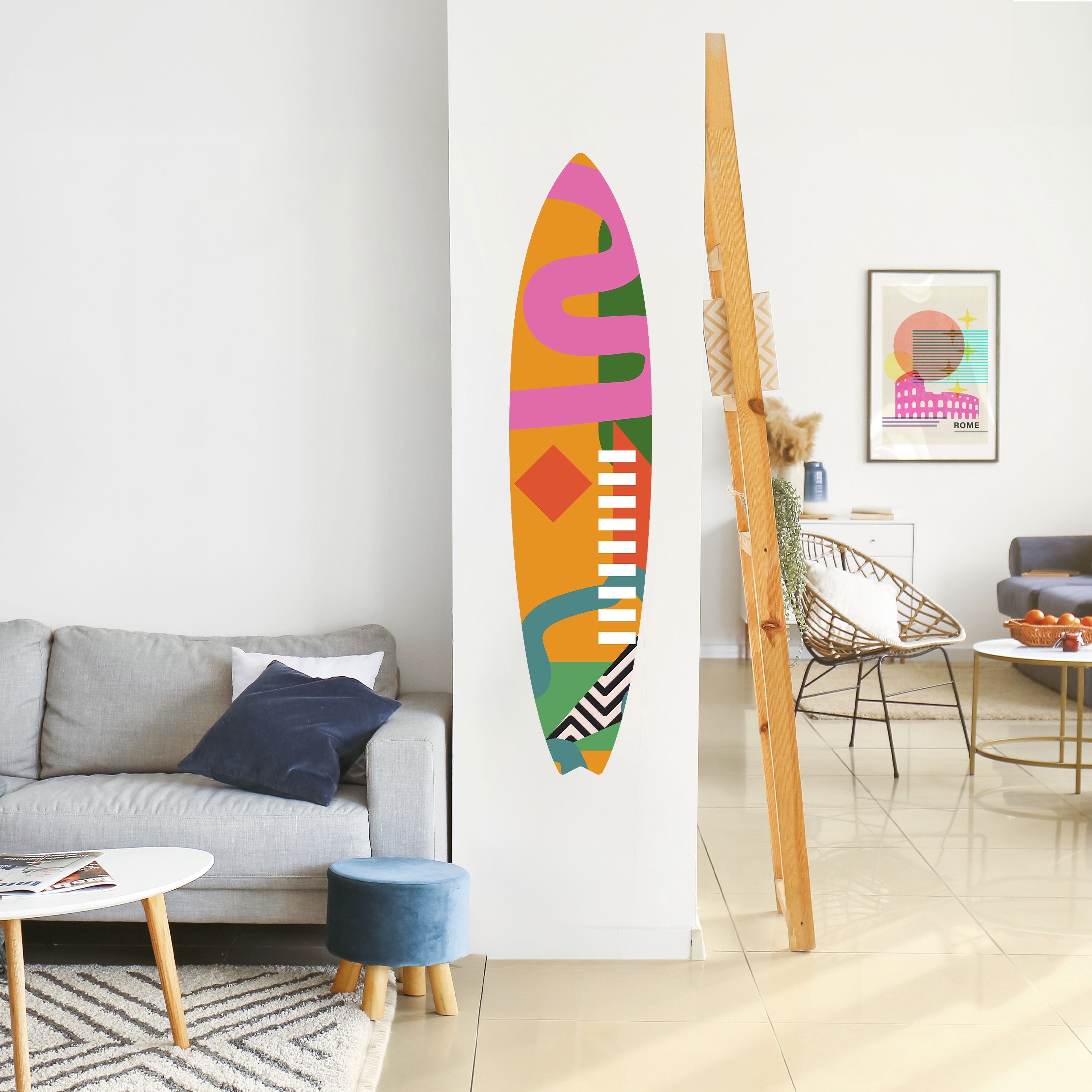 VIBRANT ENERGY Naklejka - deska surfingowa