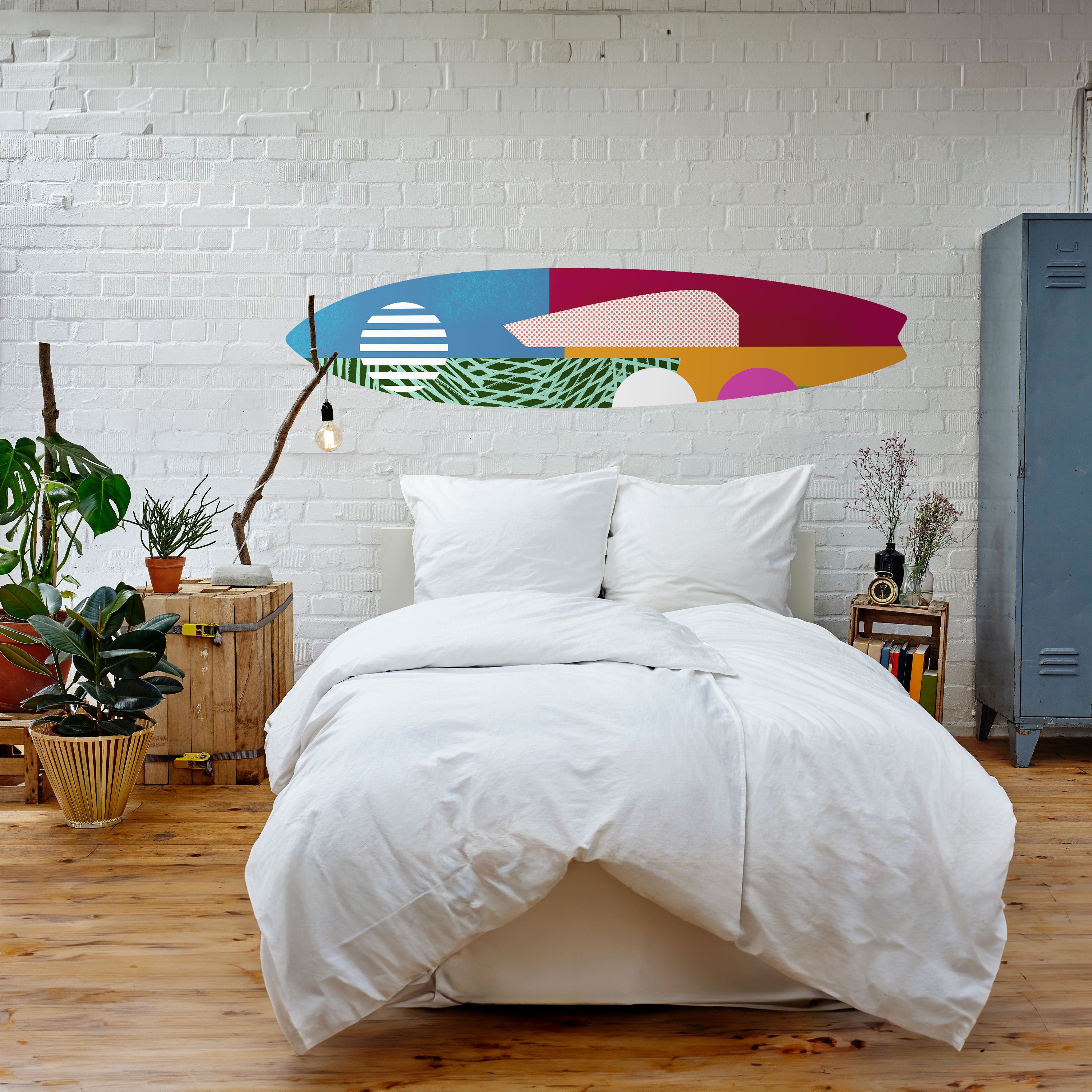 VIVID VIBES Naklejka - deska surfingowa