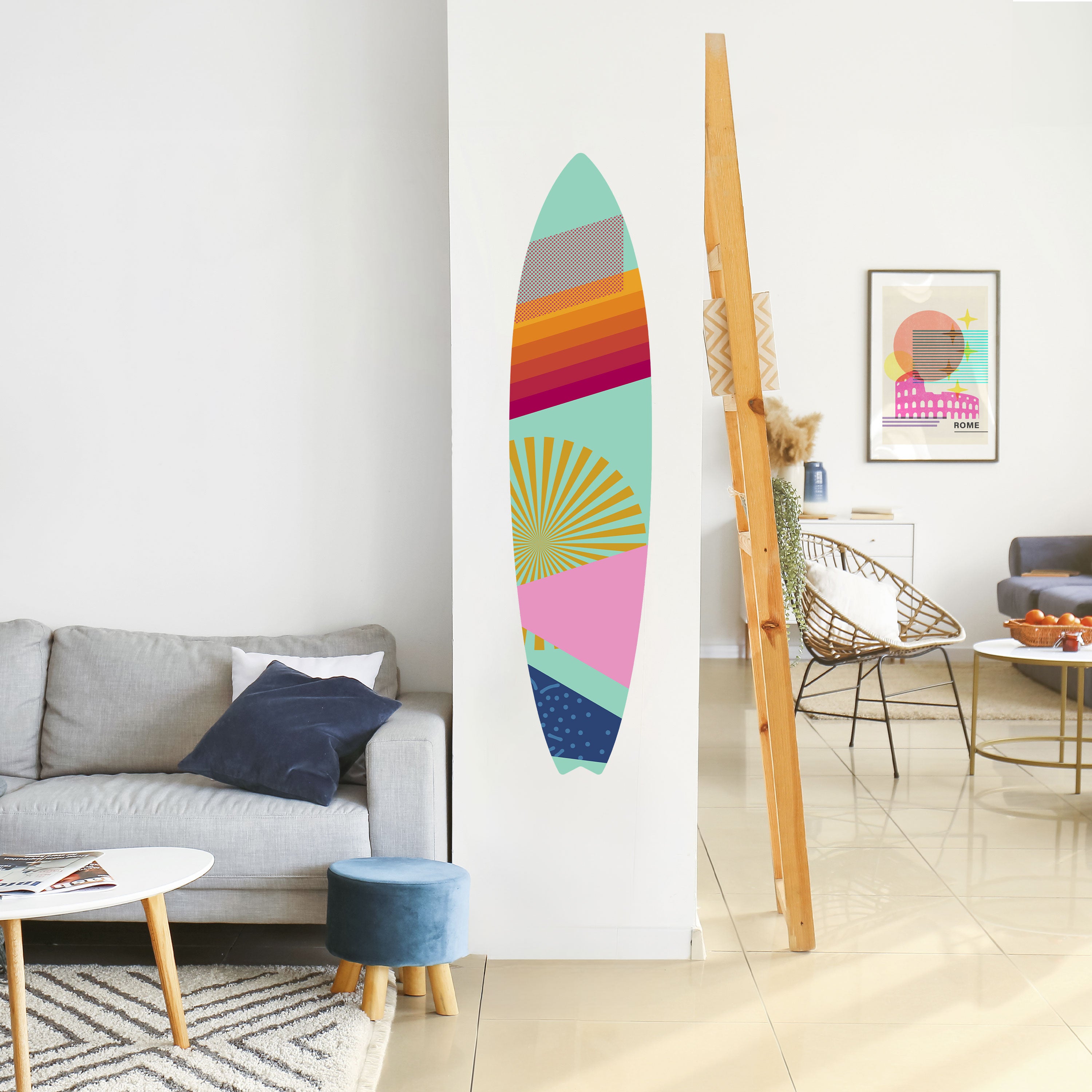 NEW DAYLIGHT Naklejka - deska surfingowa