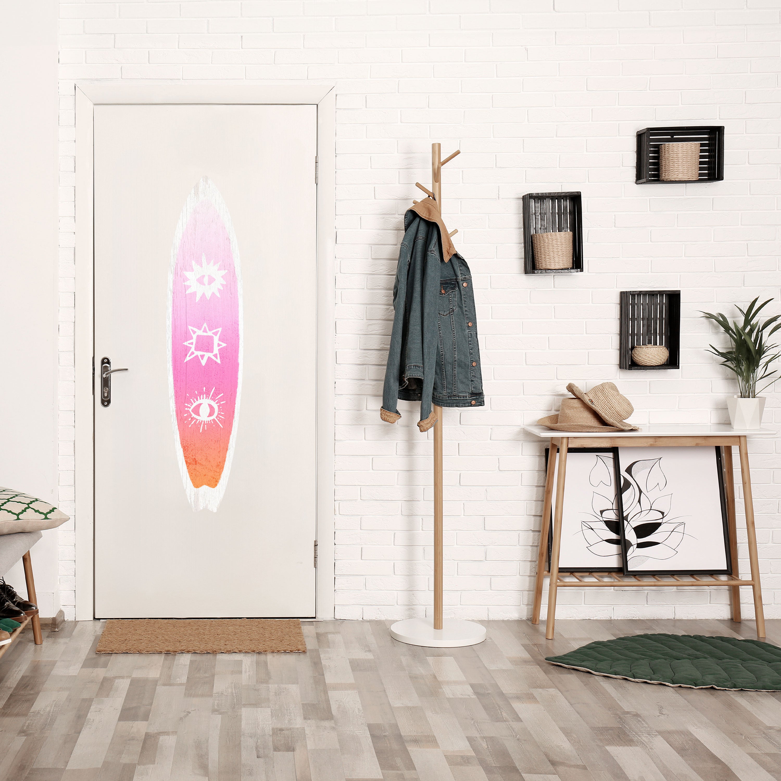 DAZZLING DESIGN Naklejka - deska surfingowa