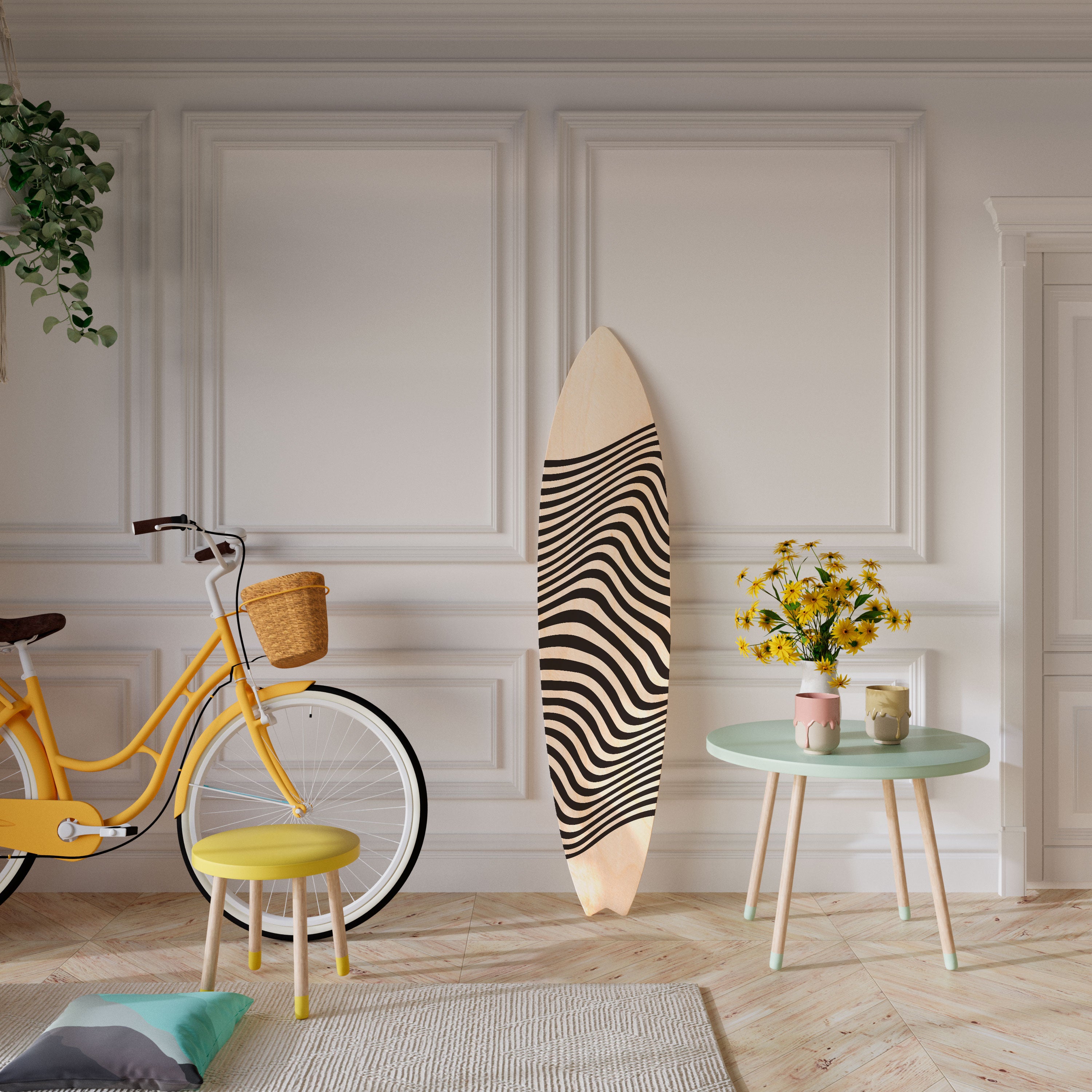 ILLUSIONARY FLOW Dekoracyjna deska surfingowa