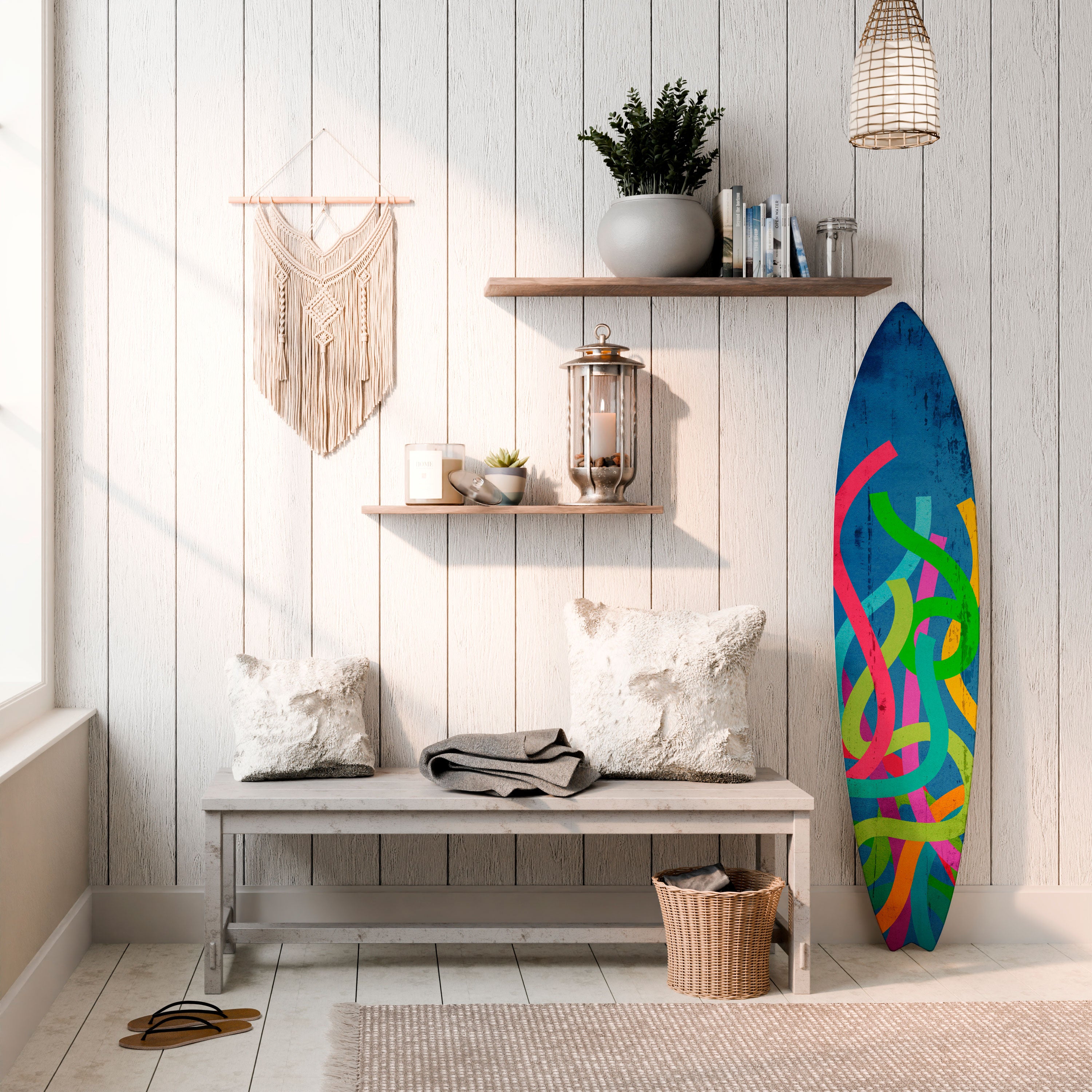 STREAMER TANGLE Dekoracyjna deska surfingowa