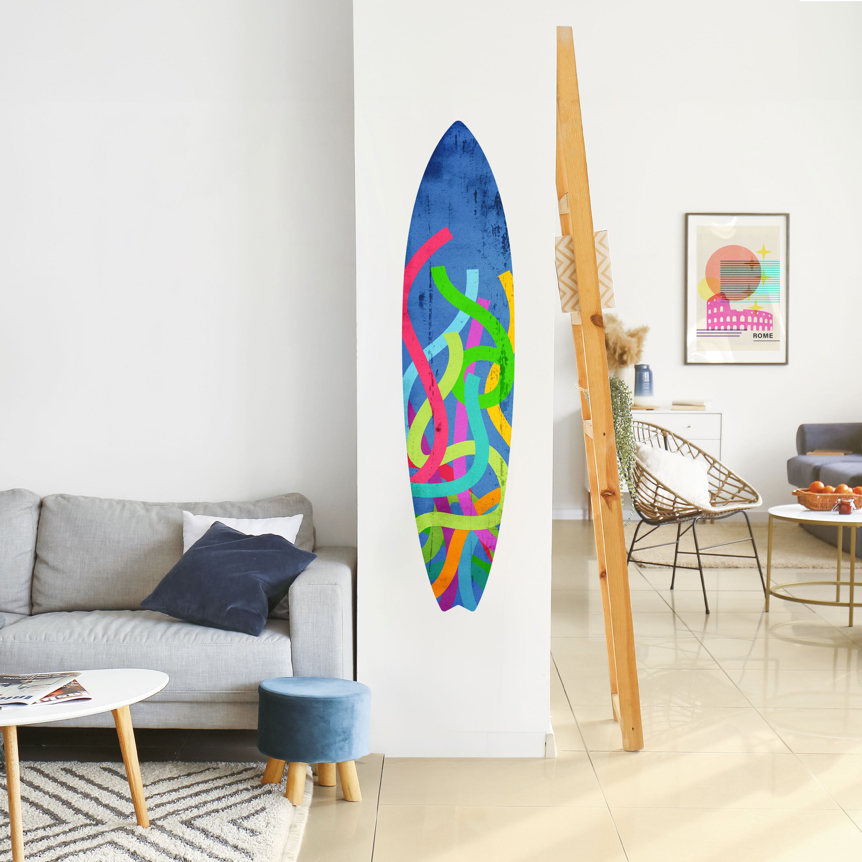 STREAMER TANGLE Naklejka - deska surfingowa