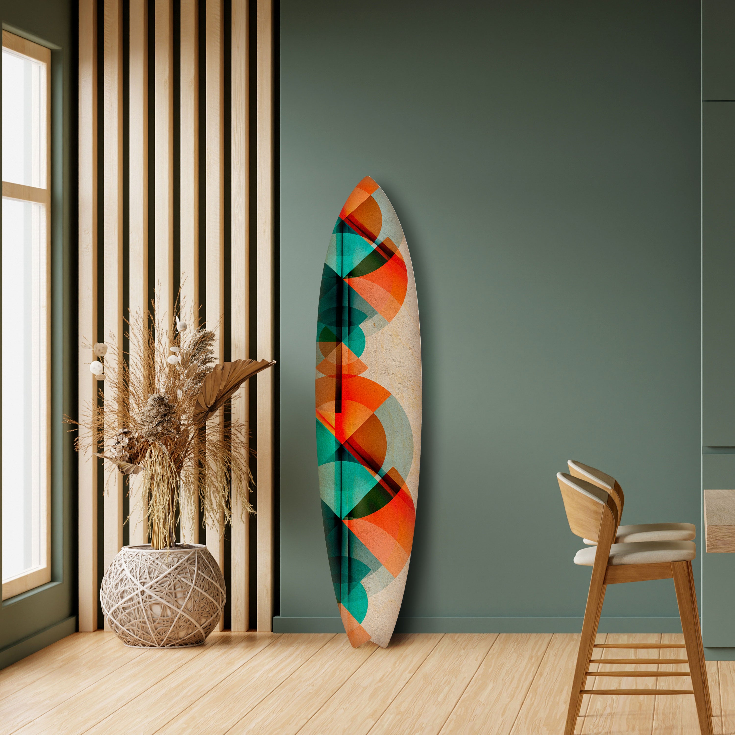 CIRCULAR RHAPSODY Dekoracyjna deska surfingowa