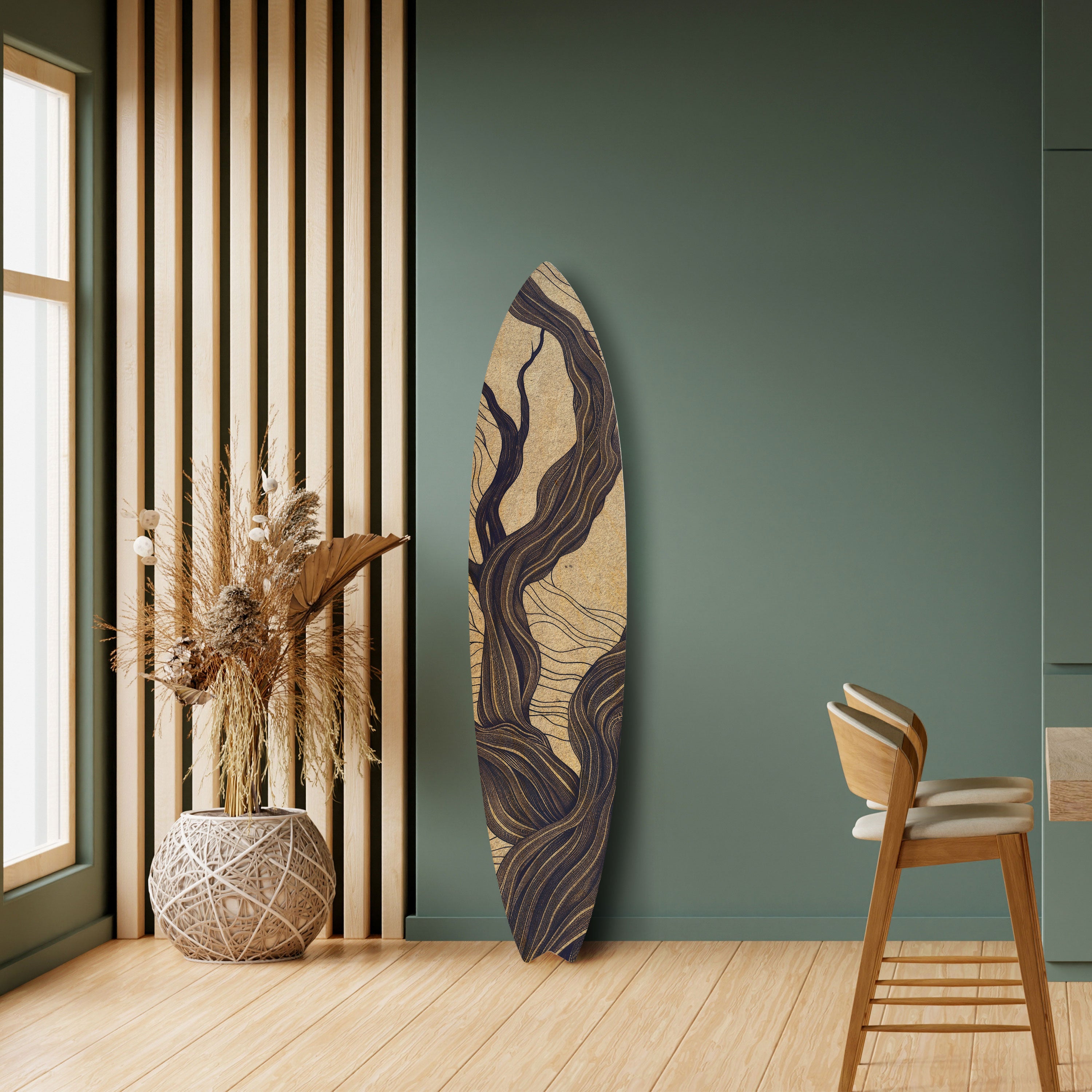 UNIFIED FRAGMENTS Dekoracyjna deska surfingowa