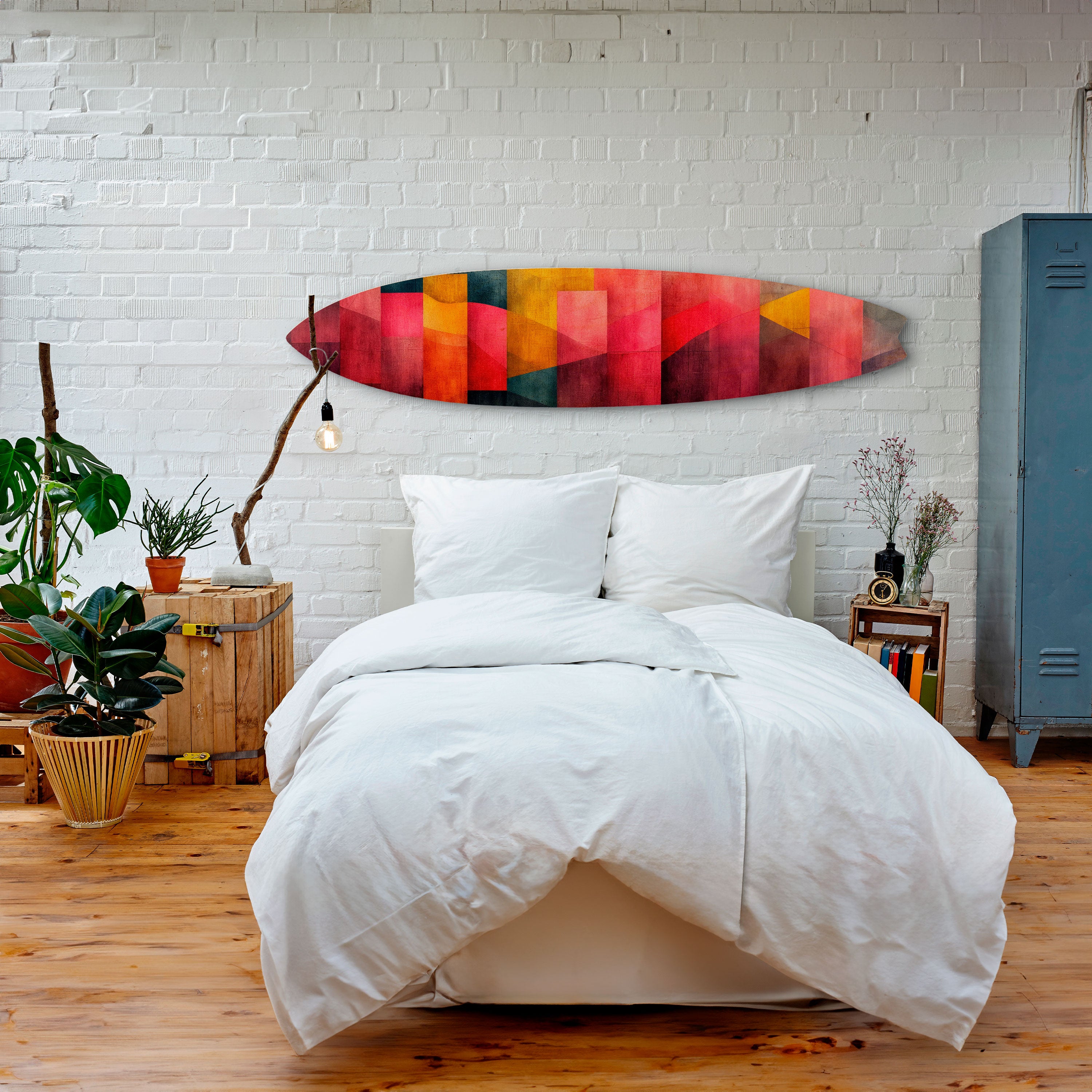 COLORFUL SOUNDS Dekoracyjna deska surfingowa