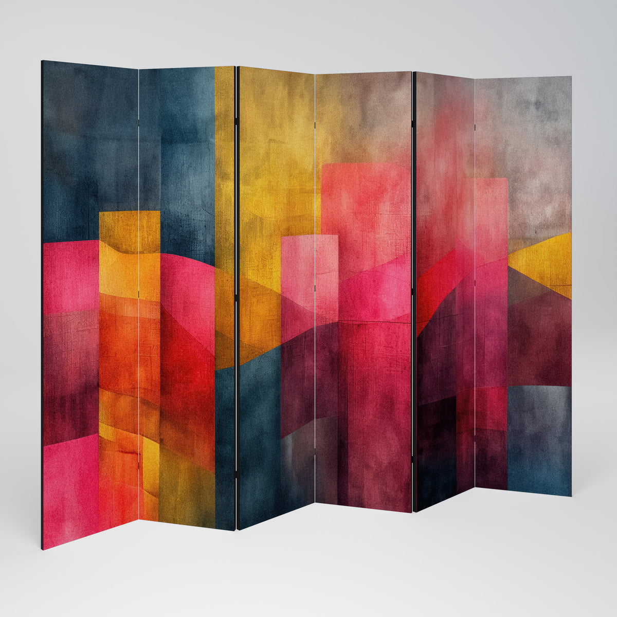 COLORFUL SOUNDS Dekoracyjny parawan 6-skrzydłowy