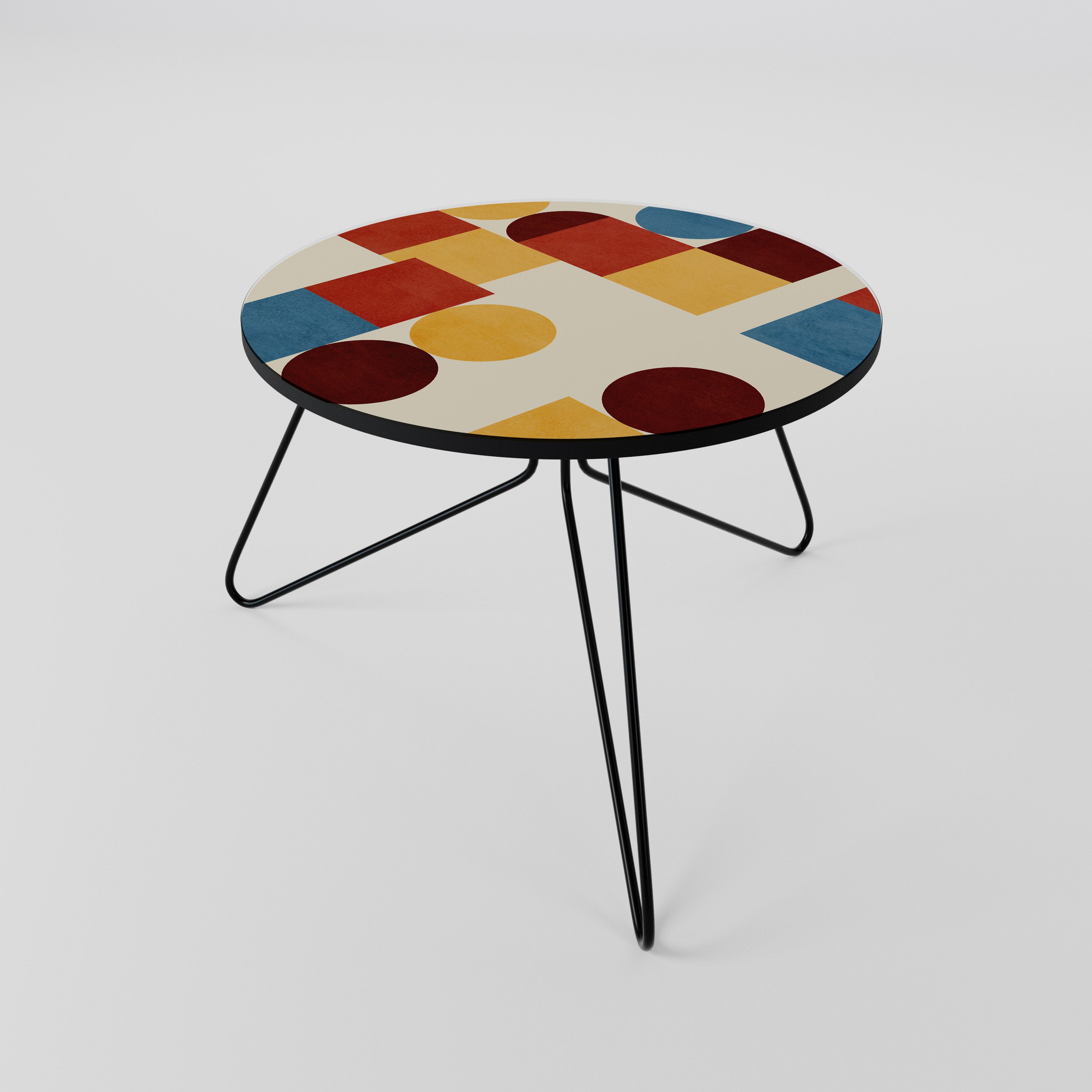 GEOMETRIC PUZZLE Stolik kawowy mały
