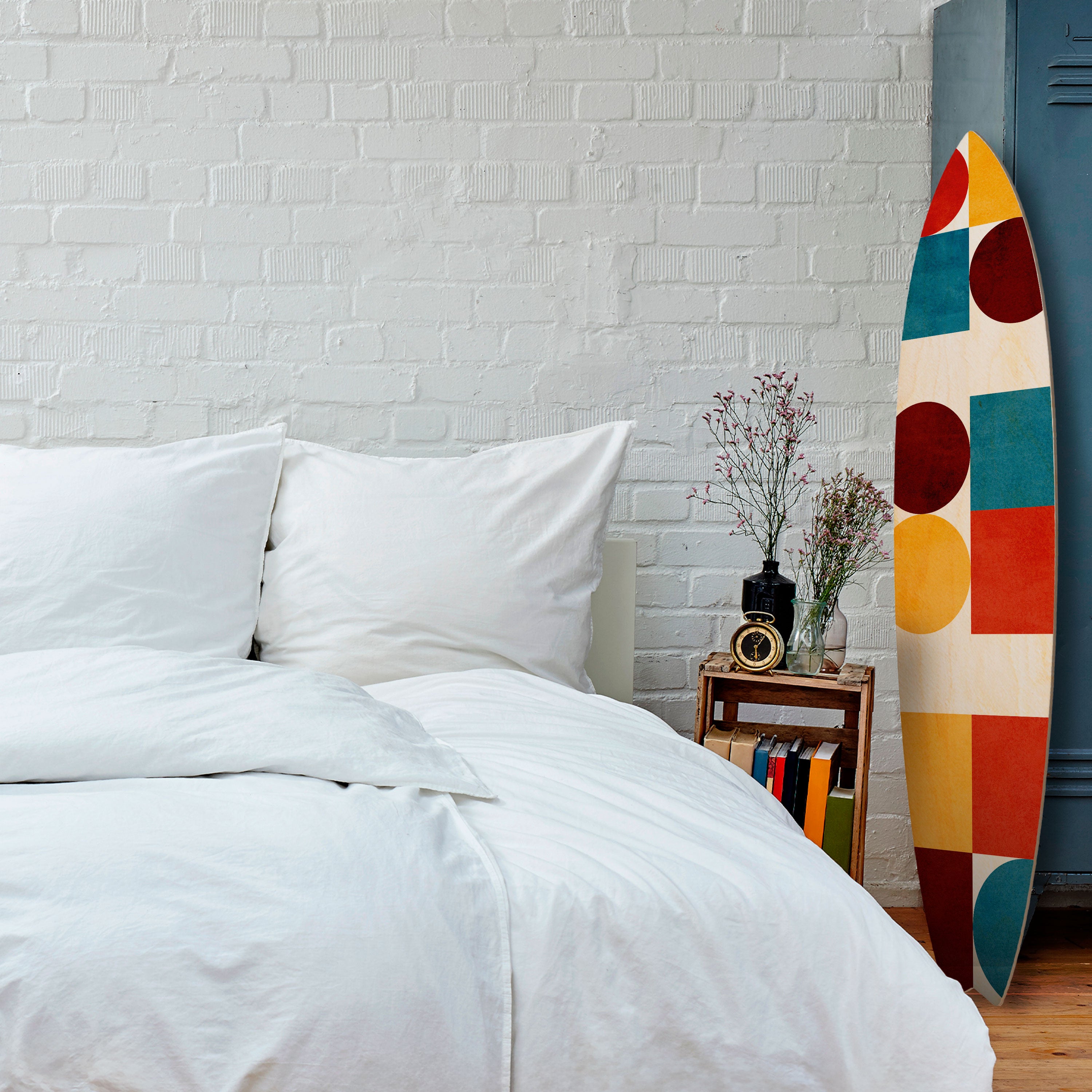 GEOMETRIC PUZZLE Dekoracyjna deska surfingowa