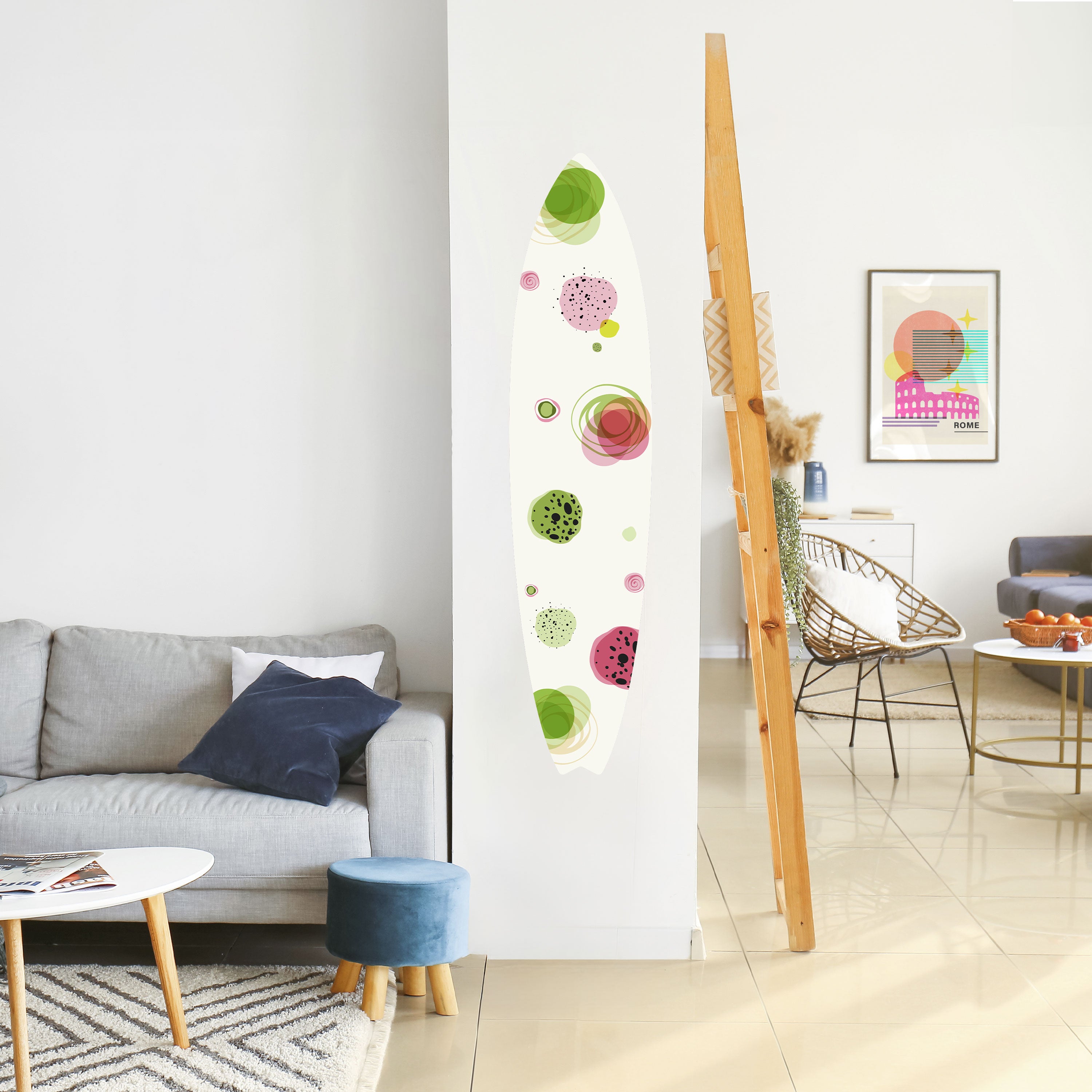 COLORFUL COSMOS Naklejka - deska surfingowa