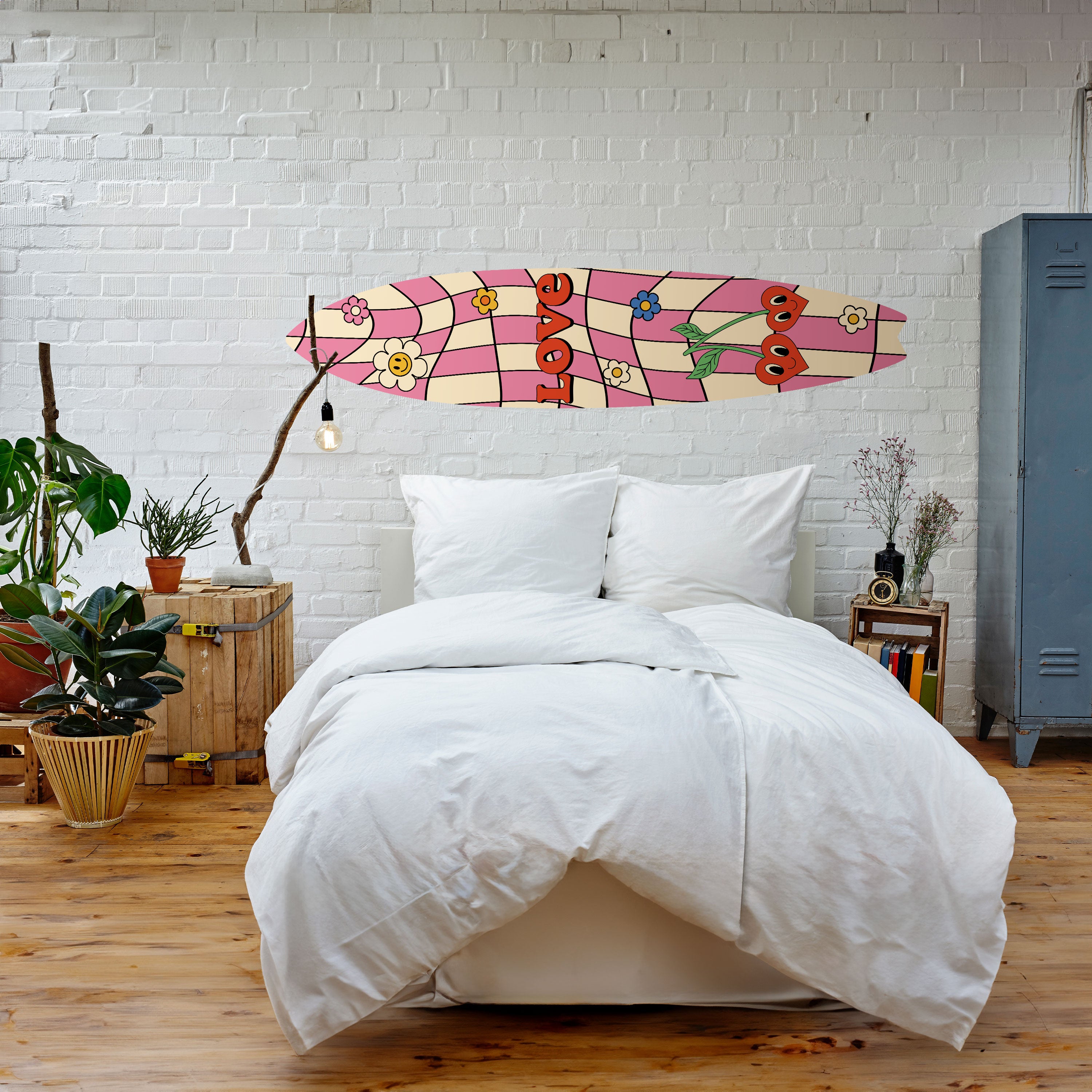 ROCKING LOVE Naklejka - deska surfingowa