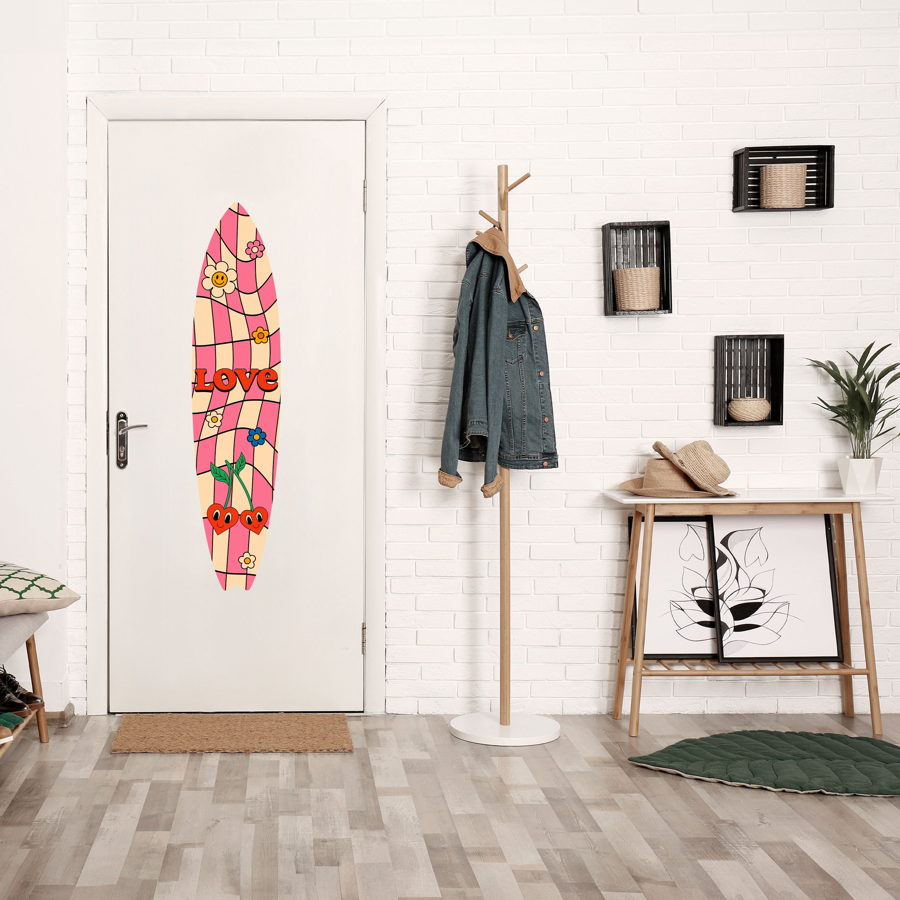 ROCKING LOVE Naklejka - deska surfingowa