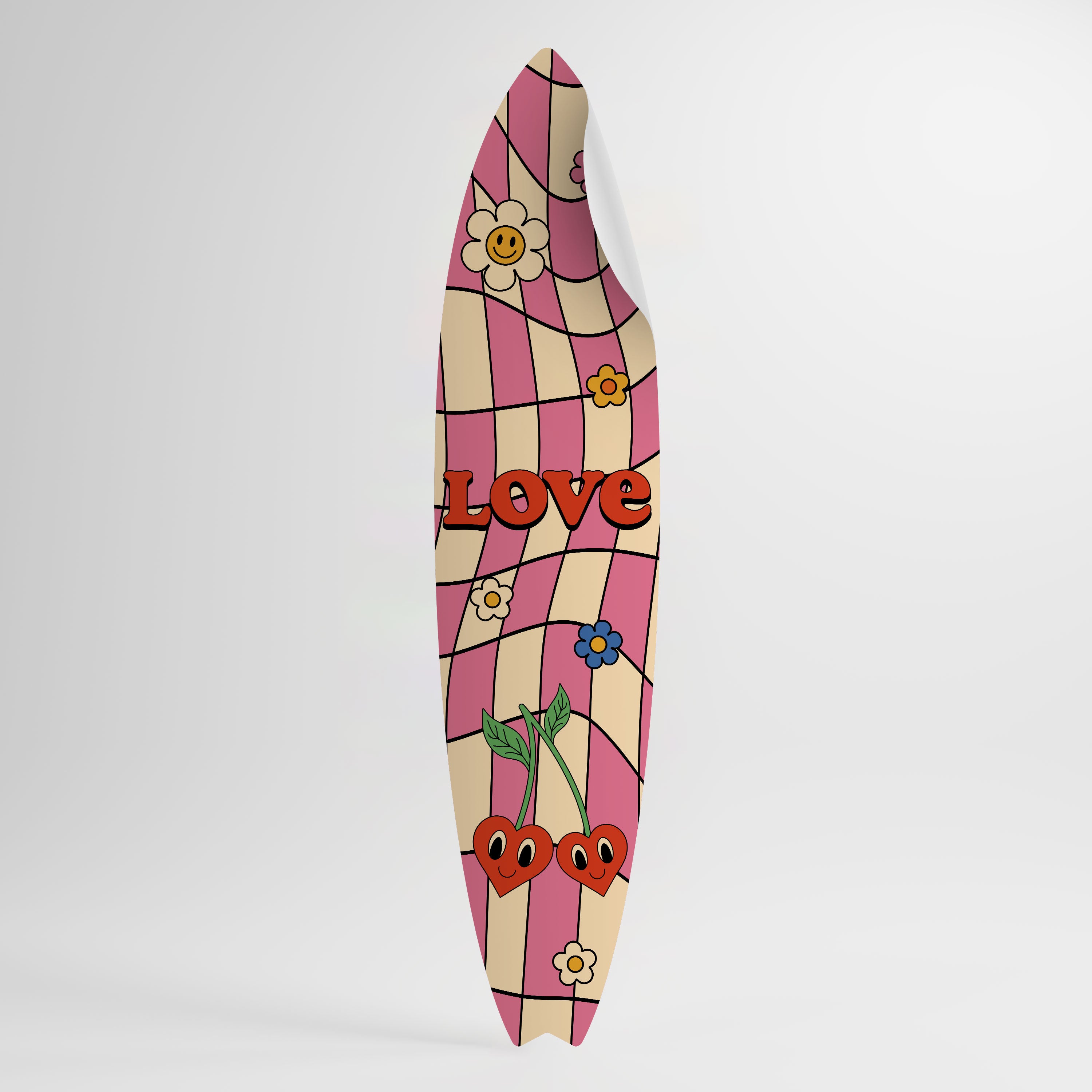 ROCKING LOVE Naklejka - deska surfingowa
