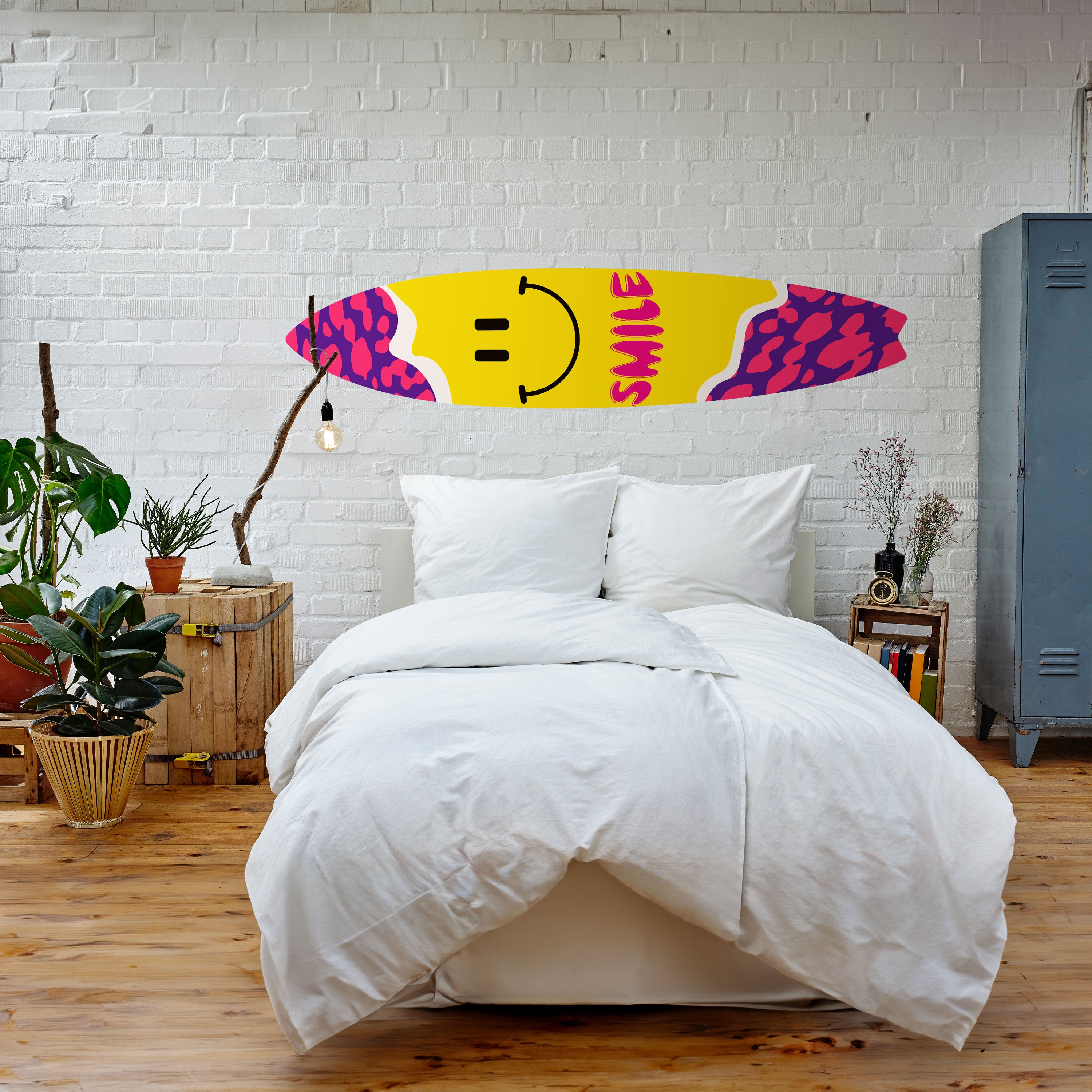 KEEP SMILING Naklejka - deska surfingowa