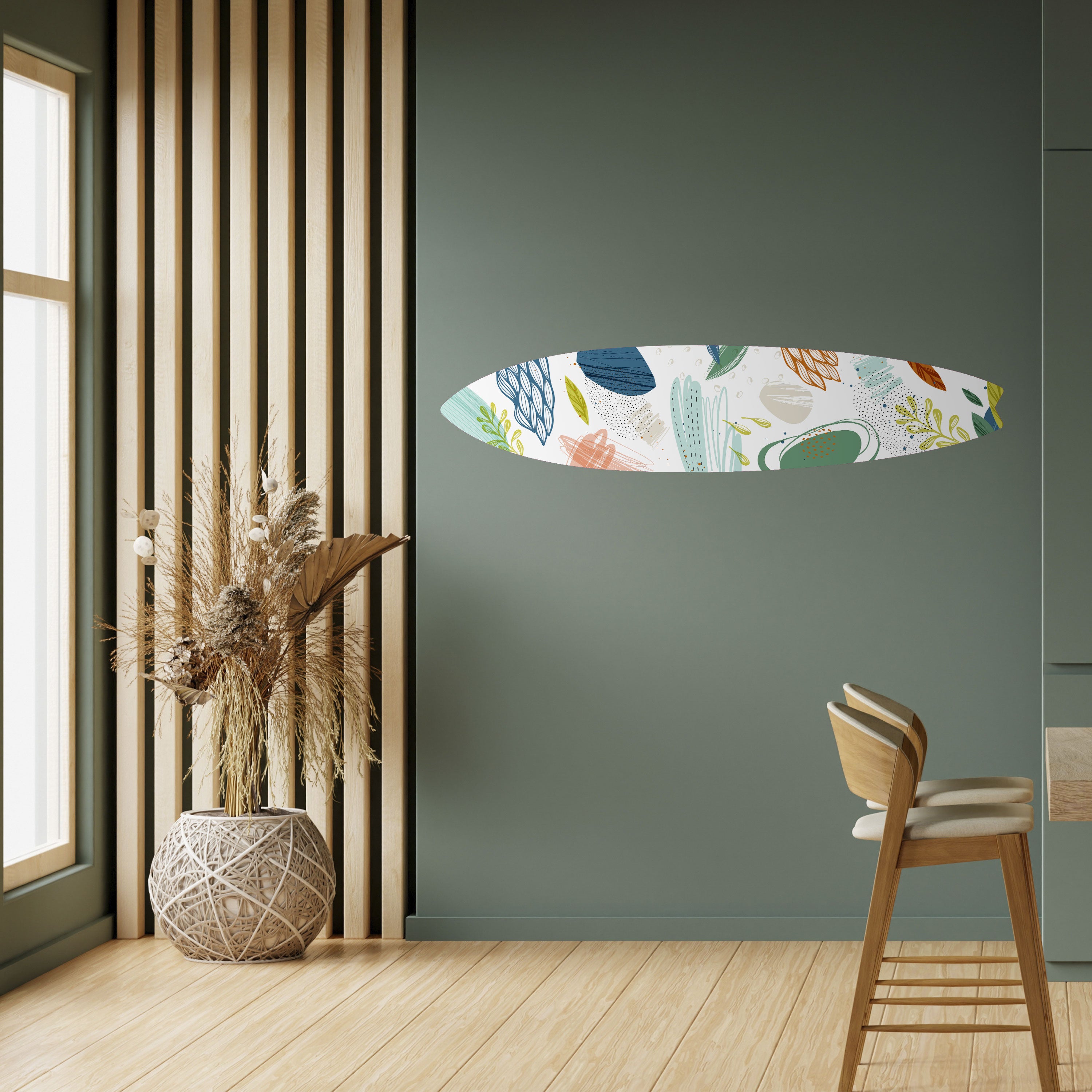 BOTANICAL HURRICANE Naklejka - deska surfingowa