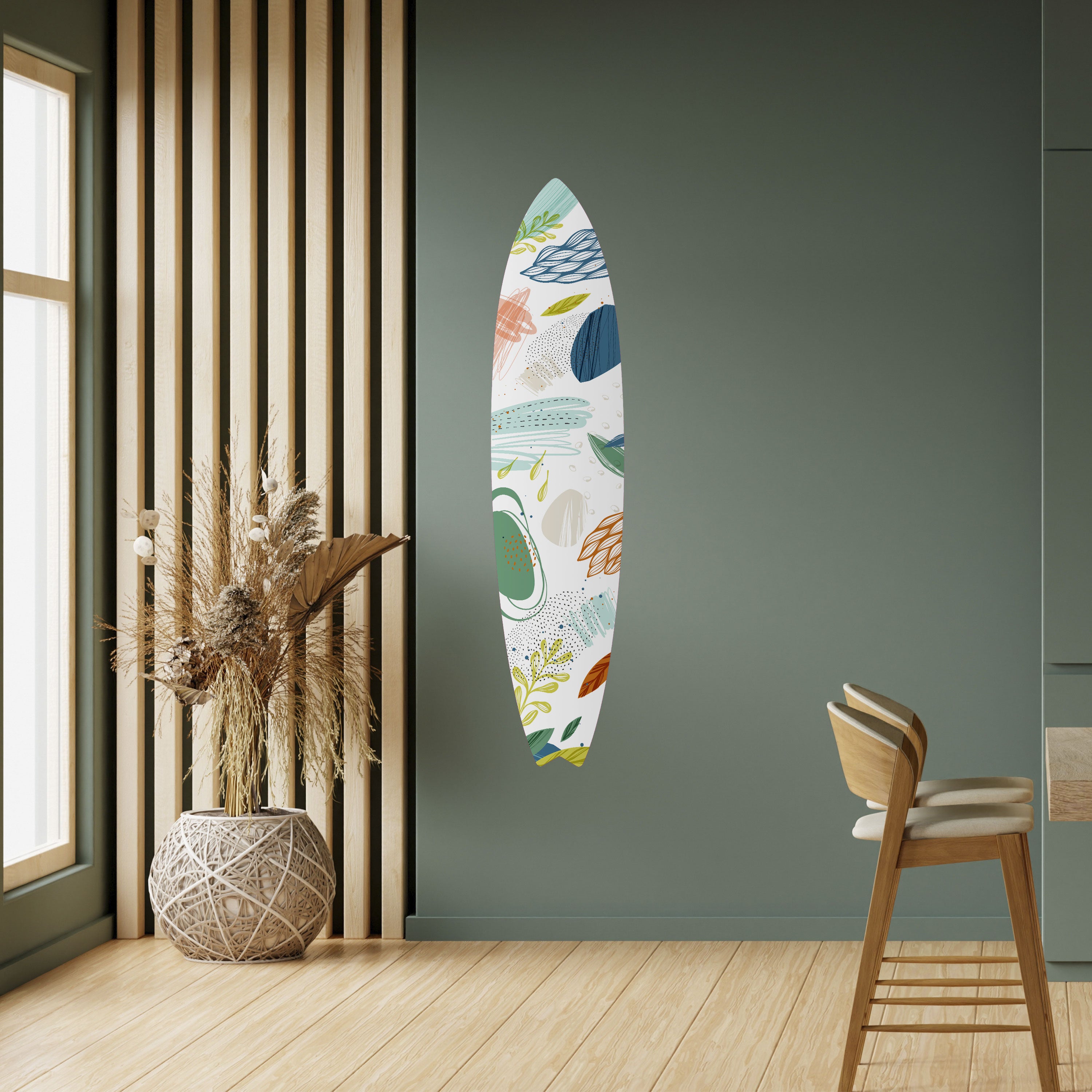 BOTANICAL HURRICANE Naklejka - deska surfingowa